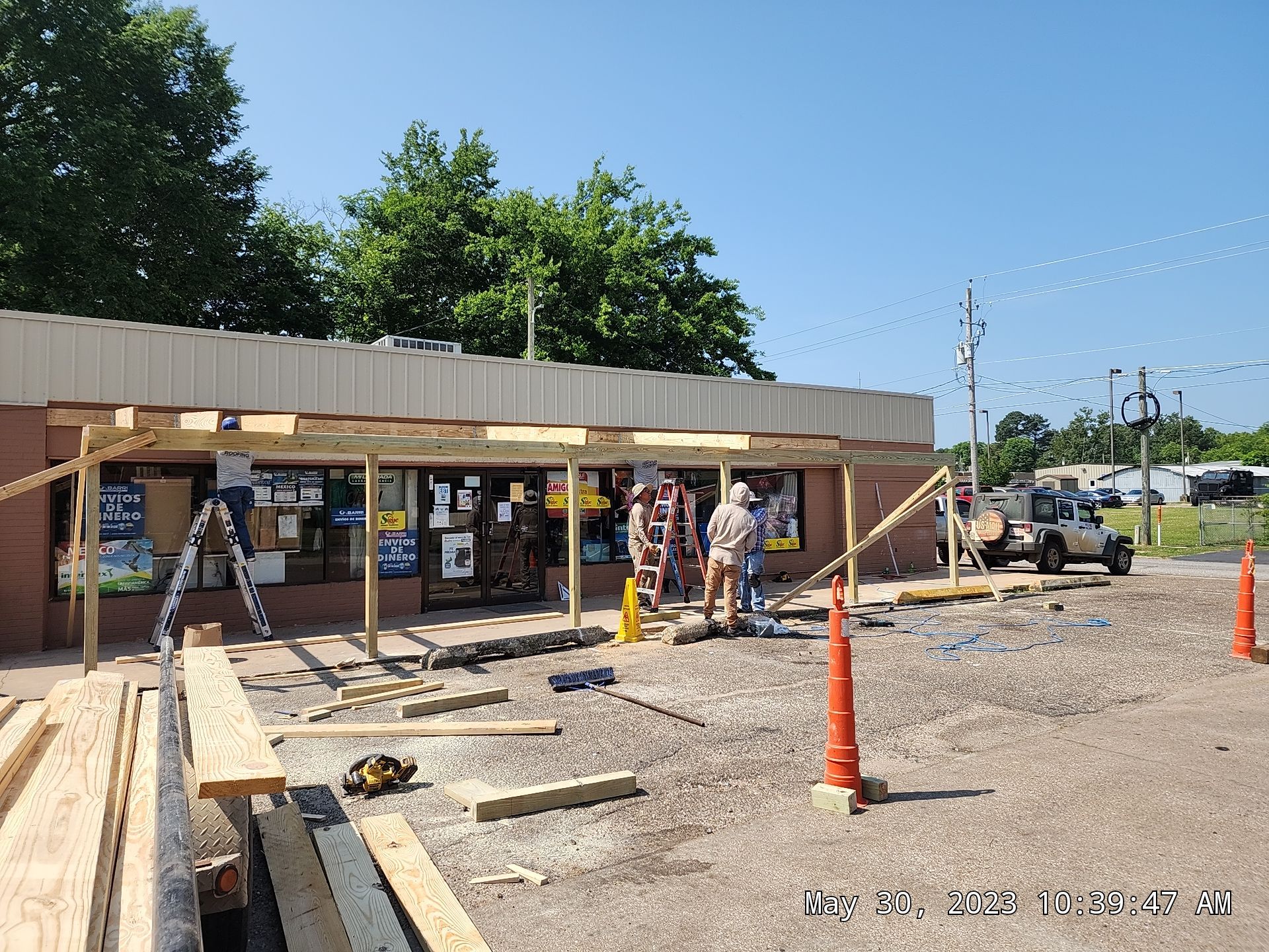 Store Building in Hope by Hostetler Roofing