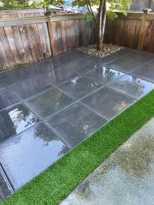 Paver Walkway & Turf Installation | Seattle 