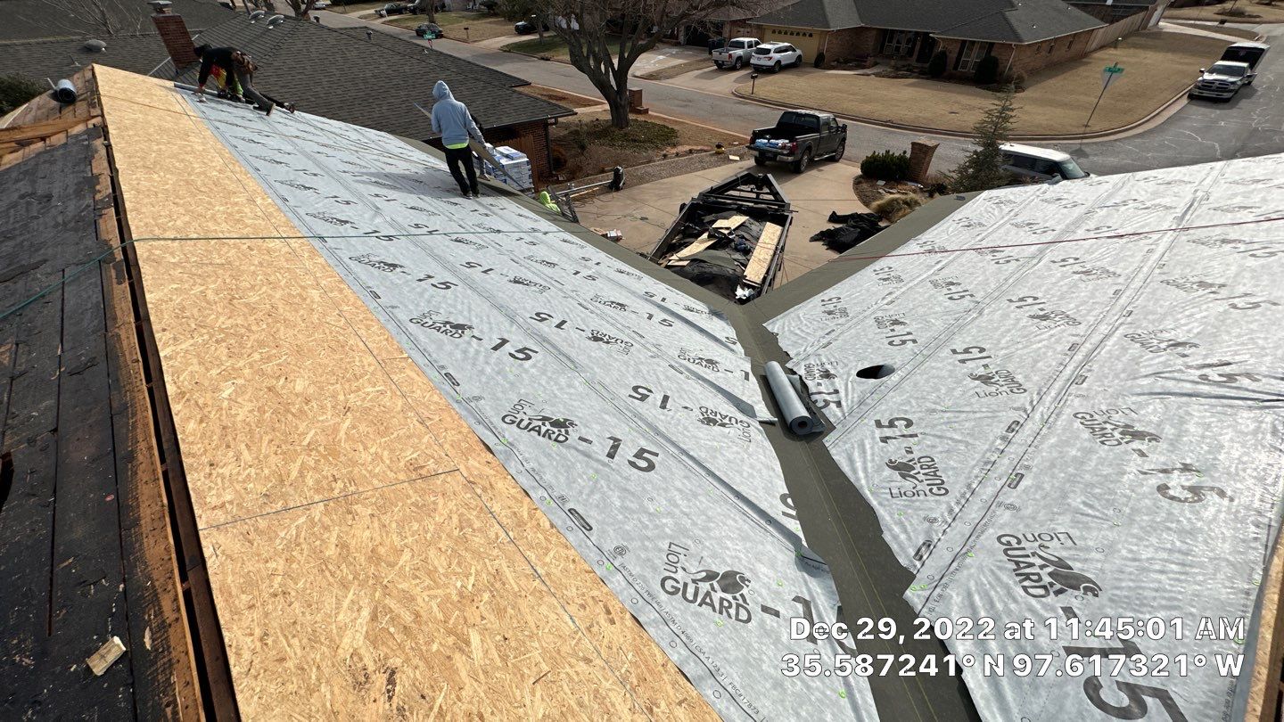 Malarkey Class 3 Antique brown install by Icon Roofing And Construction 