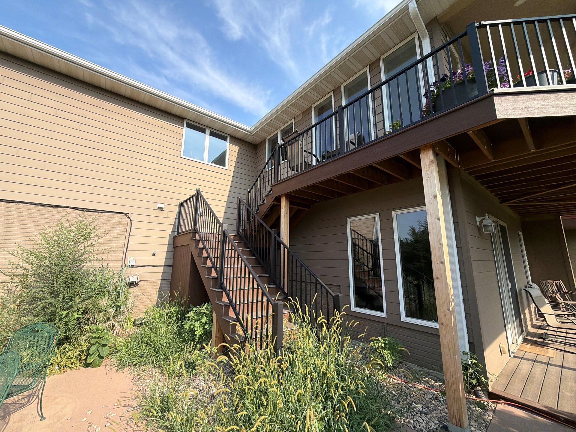 Sioux Falls Residential Exterior Painting and Siding Refresh by Select Painting, Coatings & Garage Cabinets