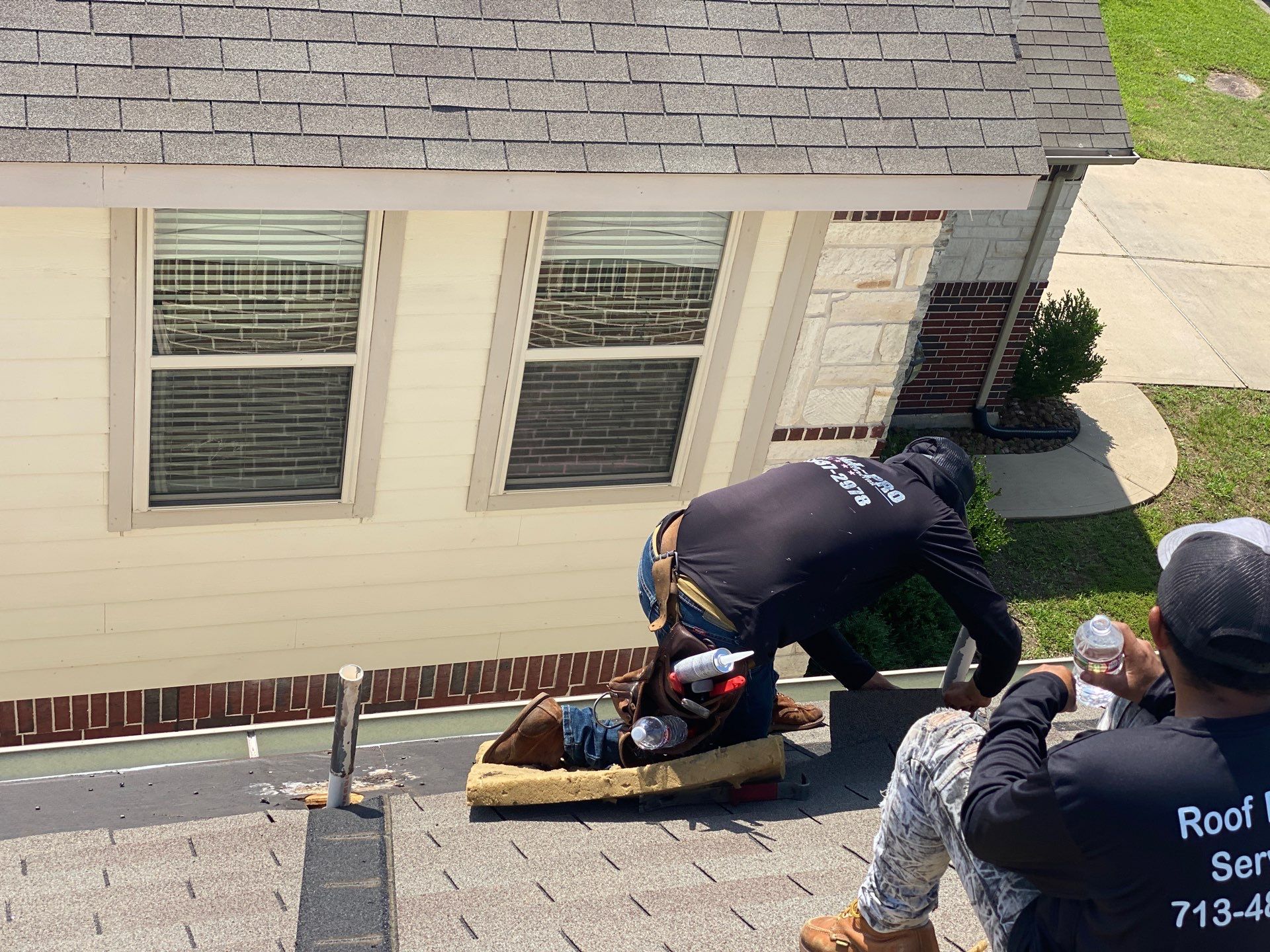 Hail Damage using Owen's Corning Duration (Lifetime) Shingles by Roof Repair Company