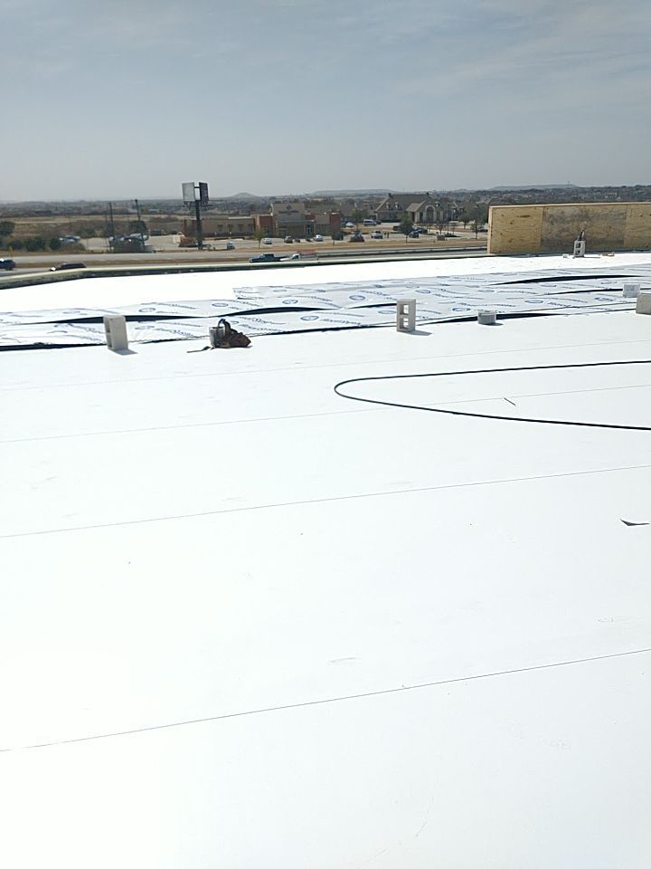 Bio-Life Commercial Roof Replacement using IB Systems PVC by Roof Experts