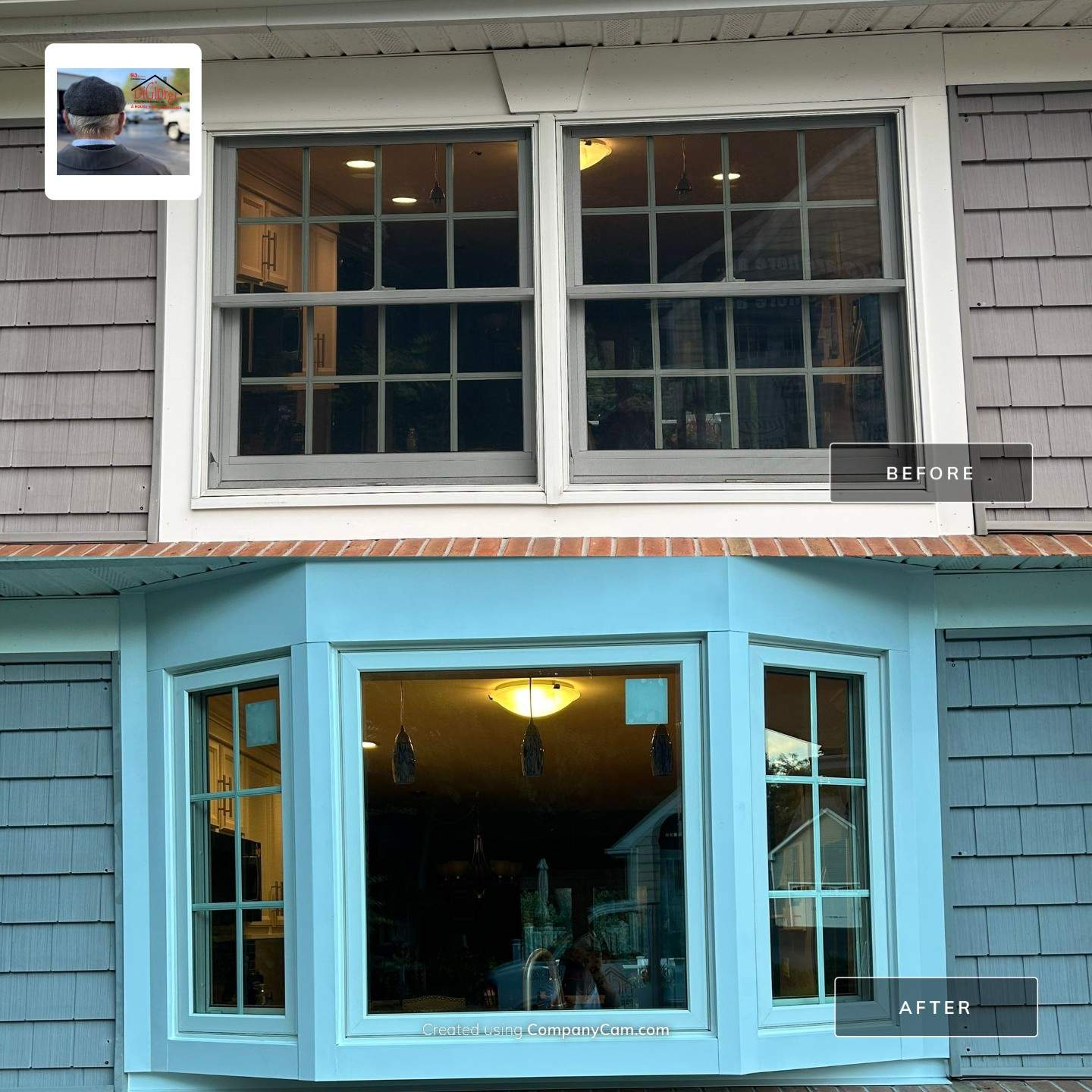 Infinity by Marvin Picture Window Transformation by DiGiorgi Roofing and Siding Inc