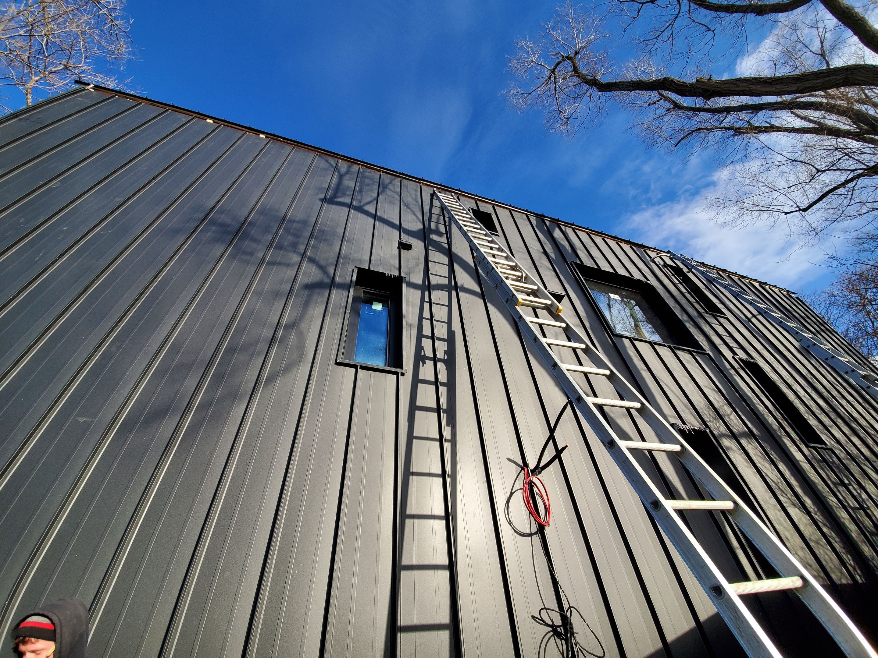 New Home Construction using 16" Standing Seam Panels by Jay Carter Roofing & Sheet Metal