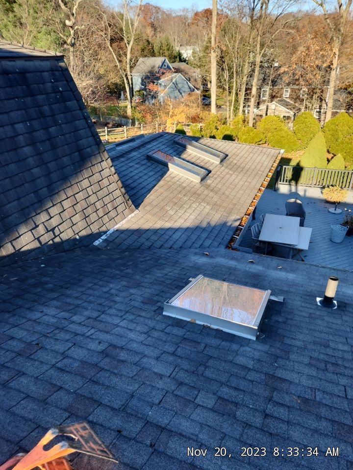 Residential Roofing Installation using Owens Corning TruDefinition Onyx Black by A Plus Exterior