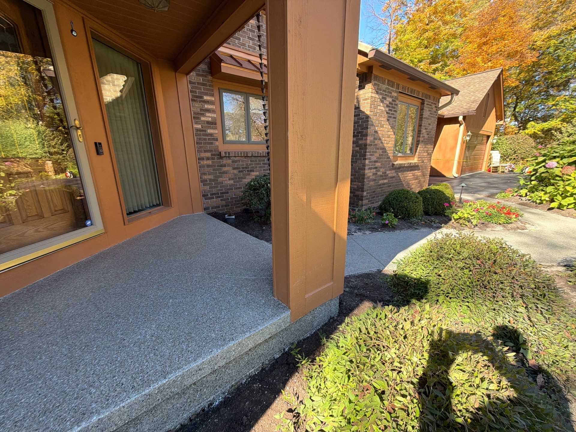 Vintage Shalestone Stoop & Sidewalk Coating by NG Masonry & Construction LLC