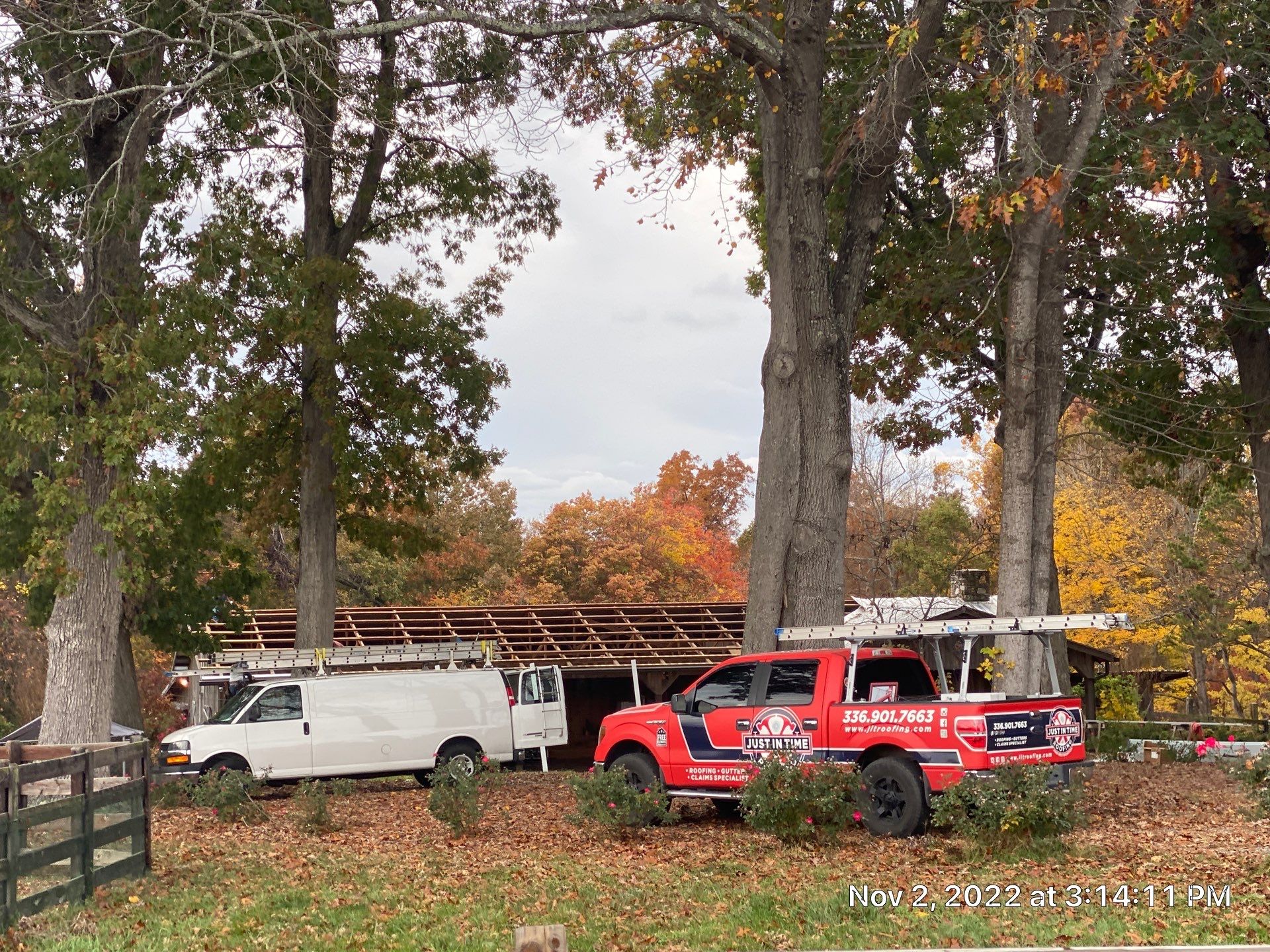 Beautiful Standing Seam Metal Roof by Just In Time Roofing and Restoration