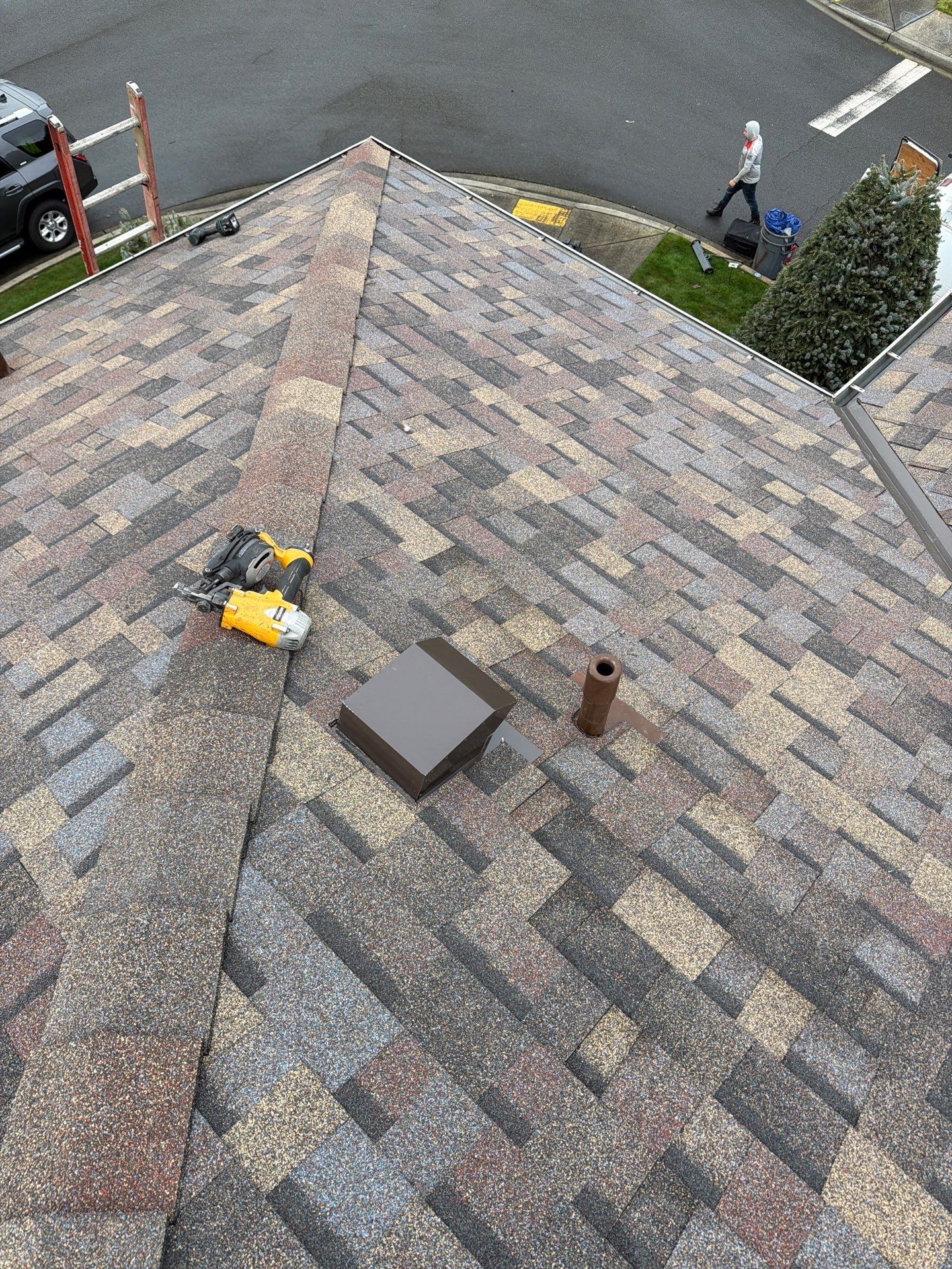 Residential Roofing Installation using GAF UHDZ Shingles by Roofing Formula LLC