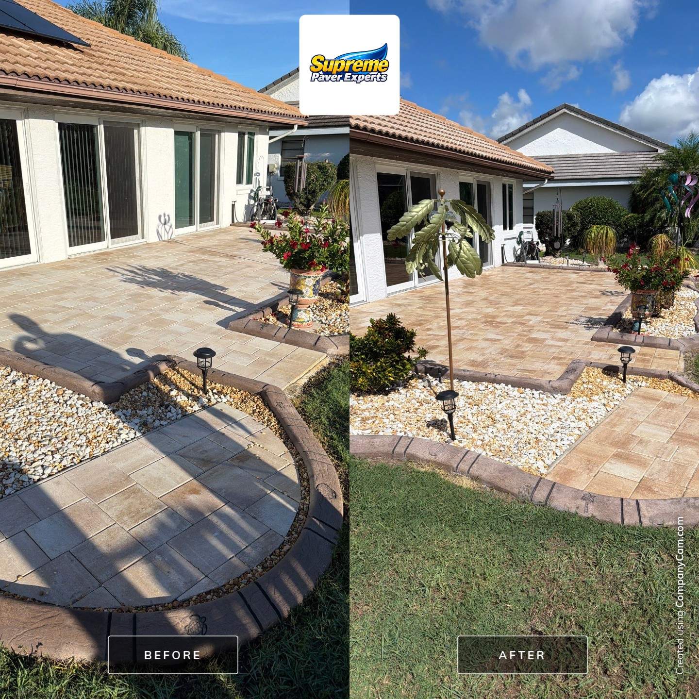 Restorative Paver Cleaning and Sealing in Sun City Center by Supreme Paver Experts