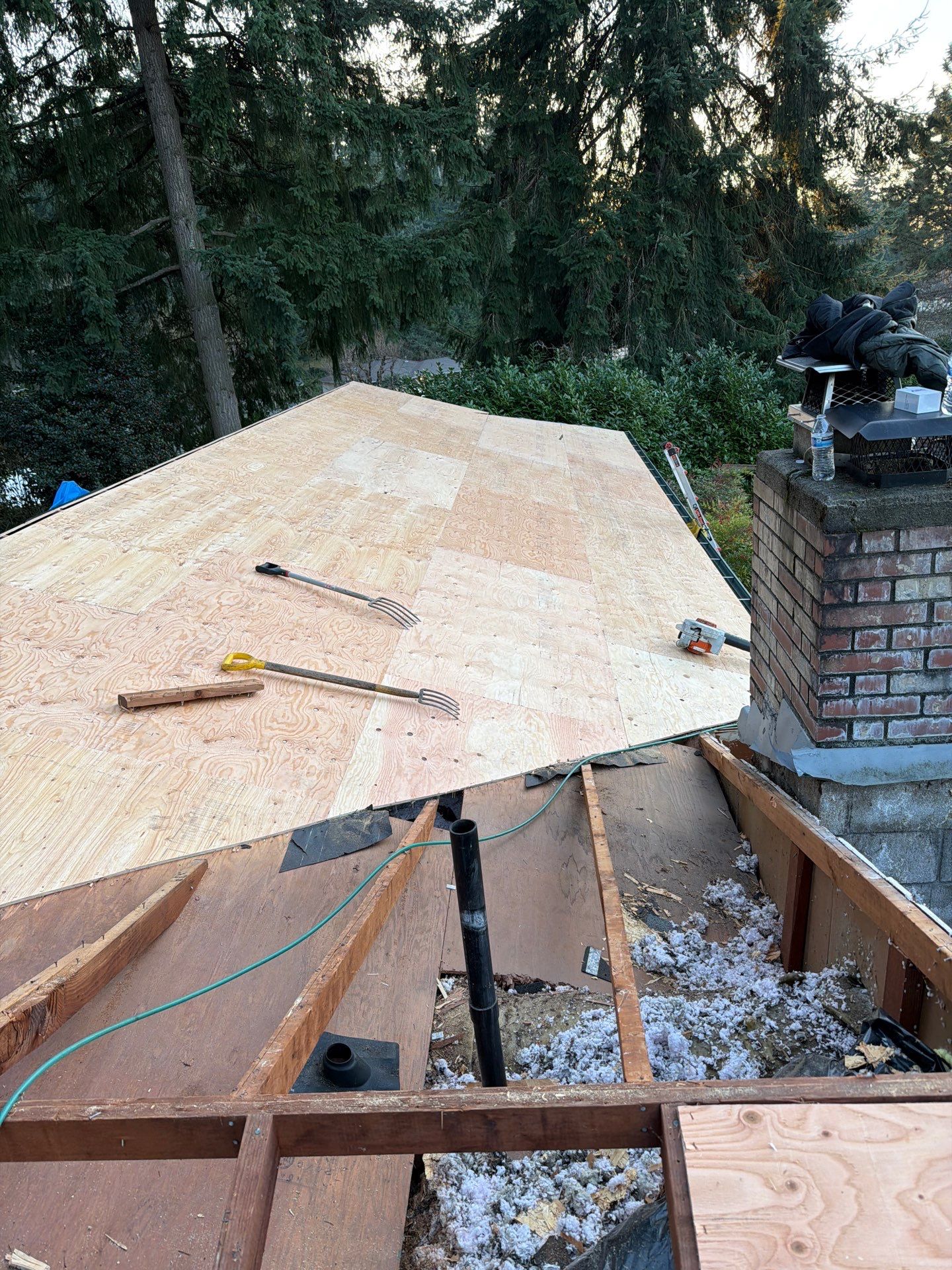 Residential Roofing Installation using GAF HDZ Shingles by Roofing Formula LLC