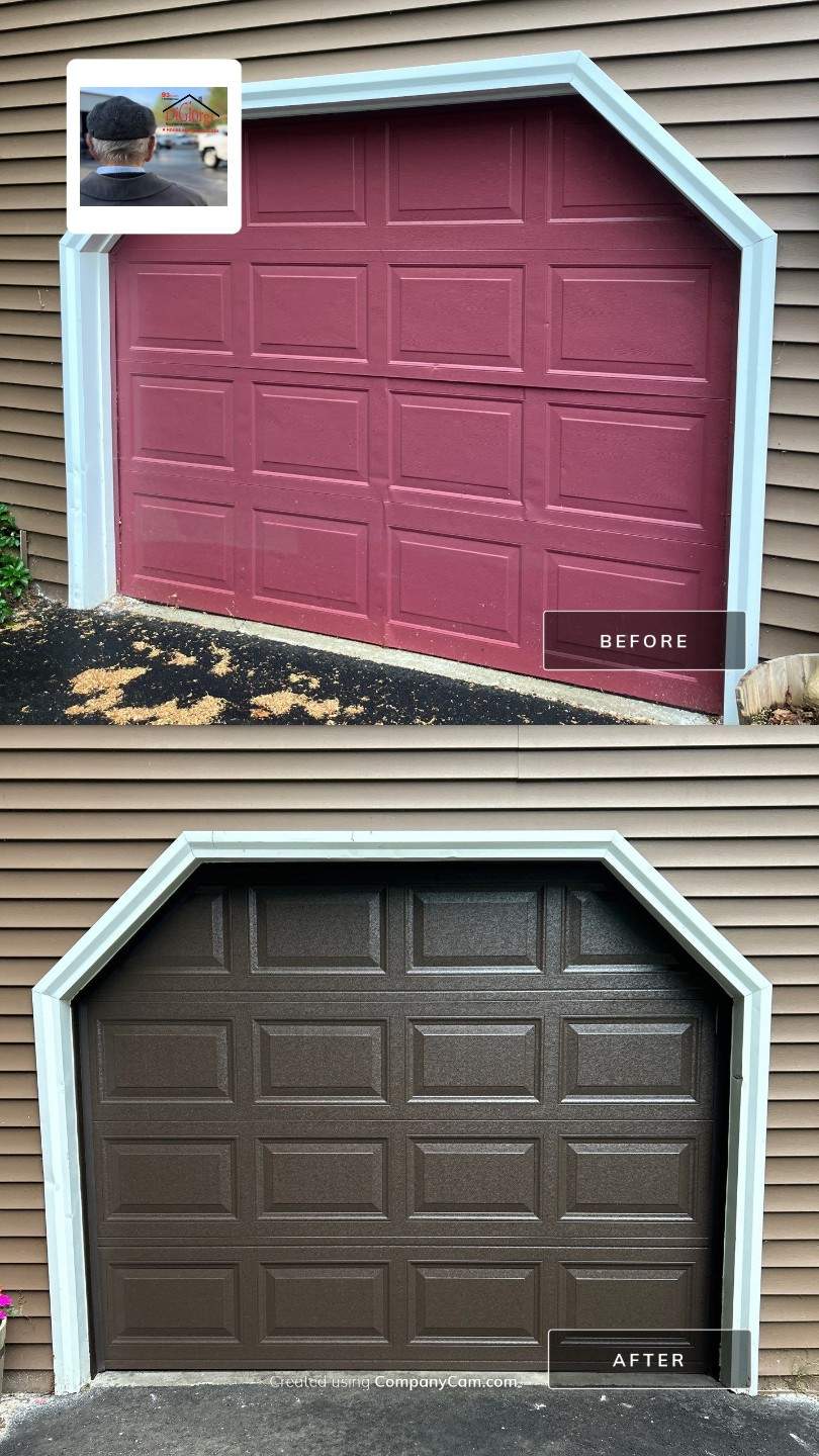 Premium Amarr Olympus Garage Door Installation by DiGiorgi Roofing and Siding Inc