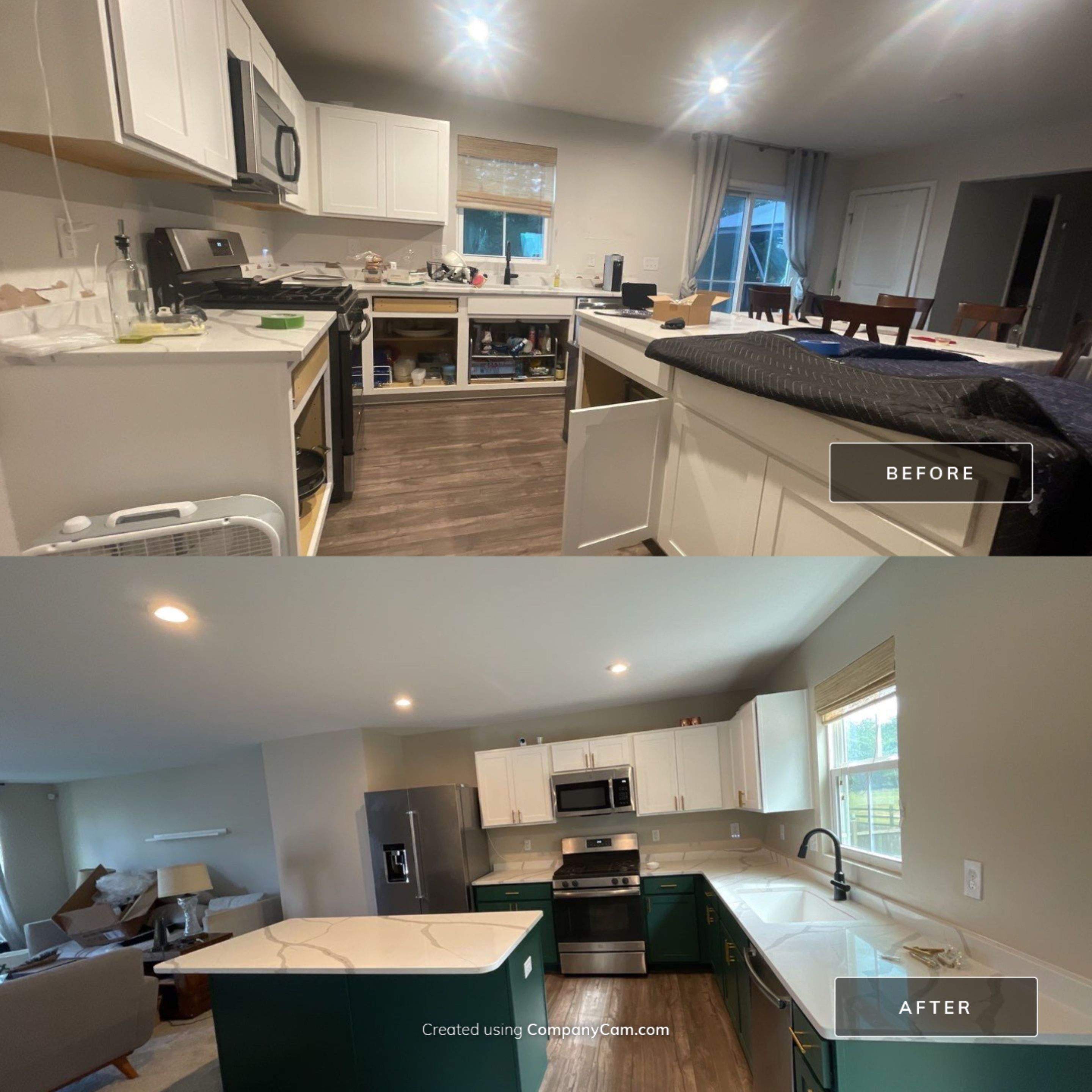 Kitchen Cabinet Painting by GLSpainters