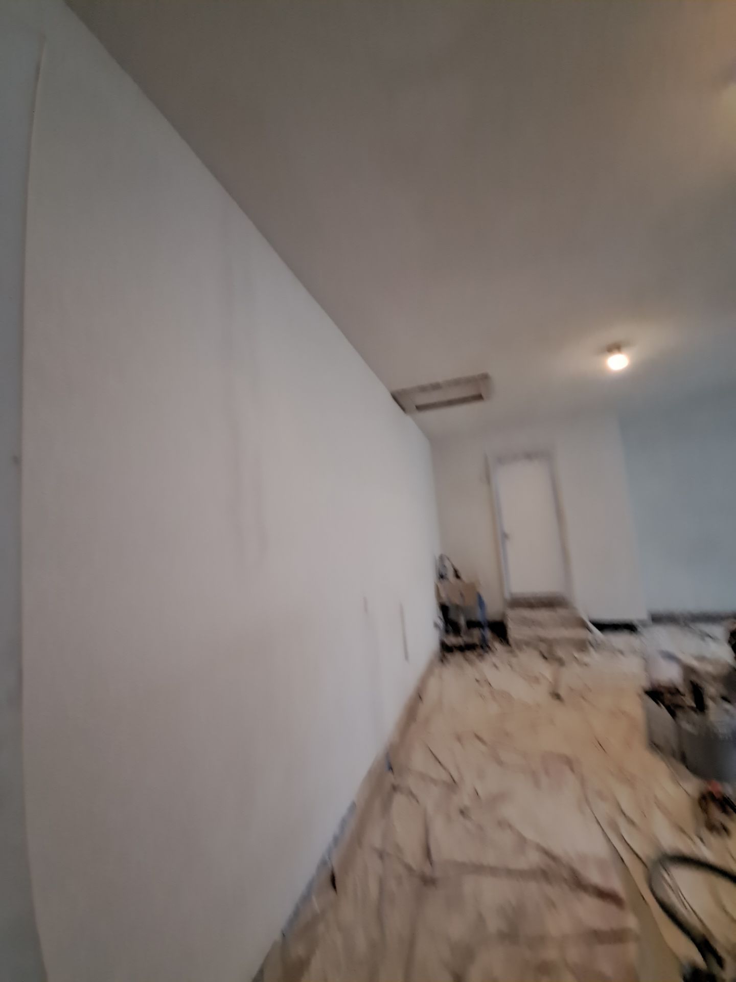 Garage dry wall repair/ re-texture, re-paint by Gordon Painting