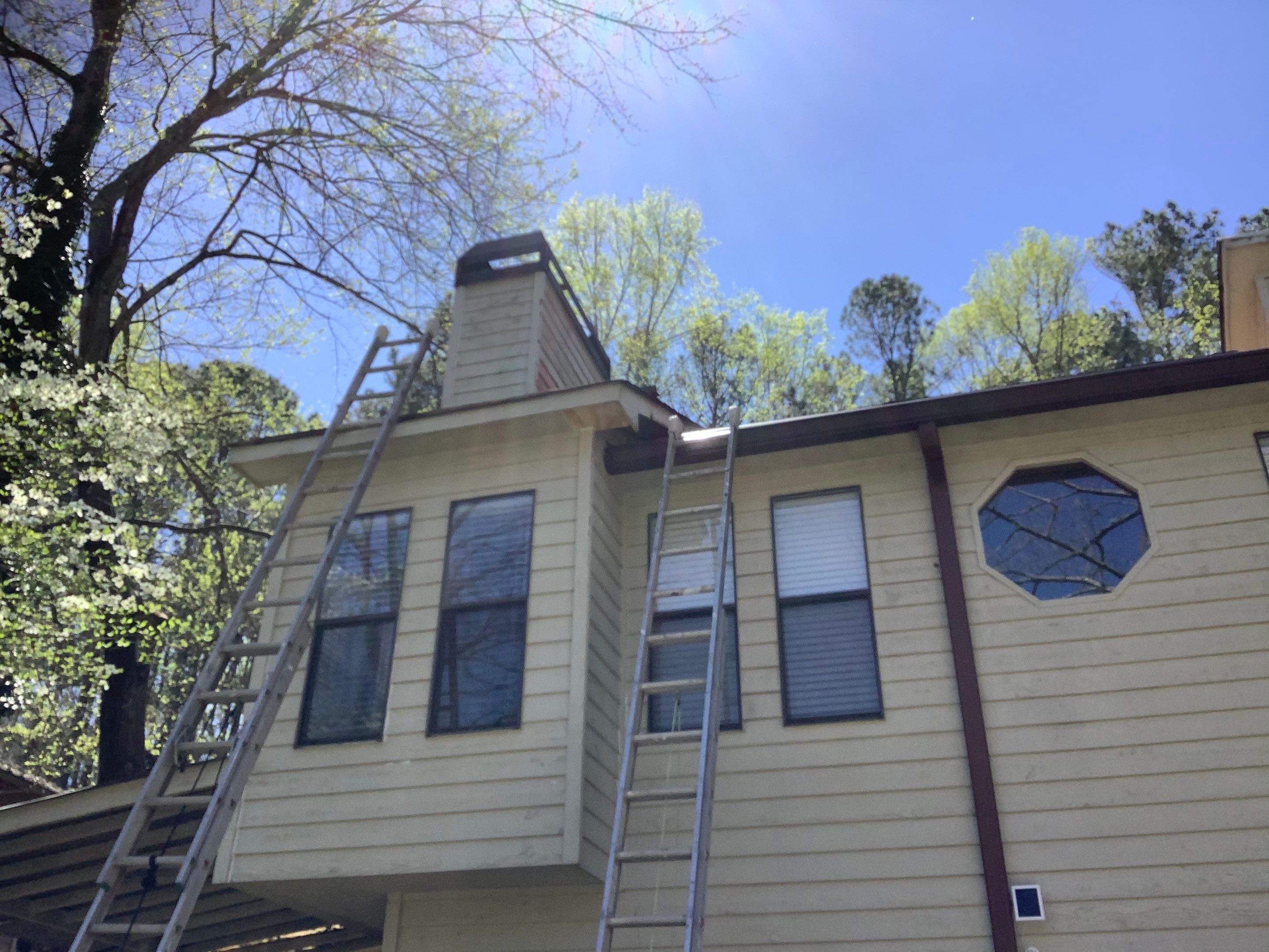 Residential Exterior Painting and Trim Restoration in Kennesaw by Swift Home Renovations