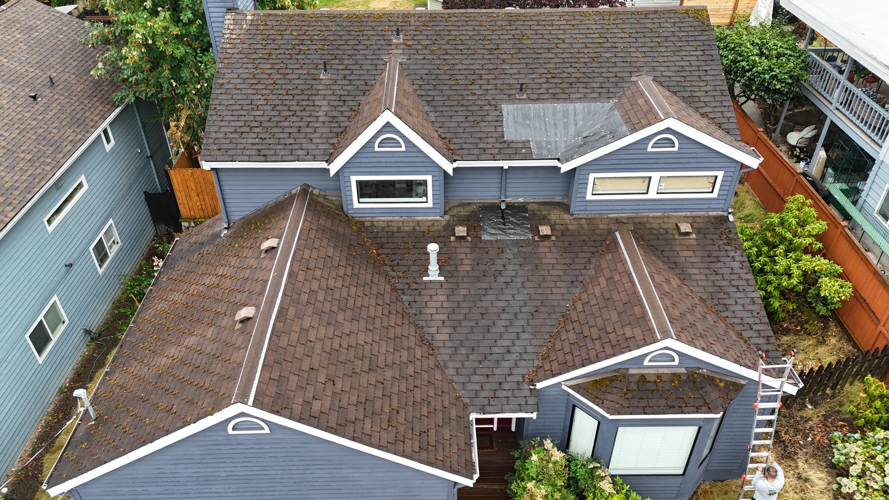 Residential Roofing Installation using GAF HDZ Shingles by Roofing Formula LLC