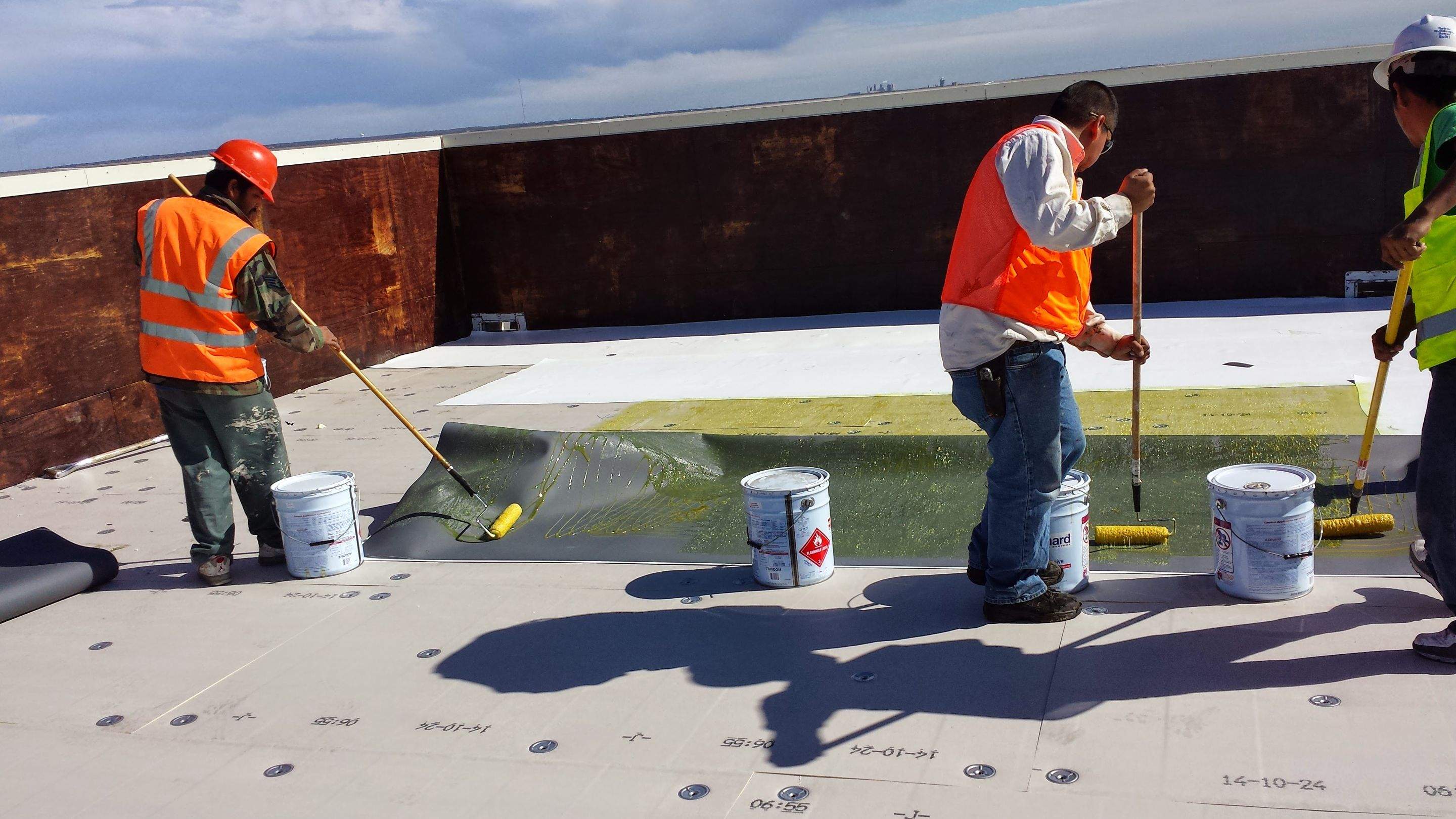 GAF TPO Fully Adhered Flat Roof Project by First United Roofing & Construction