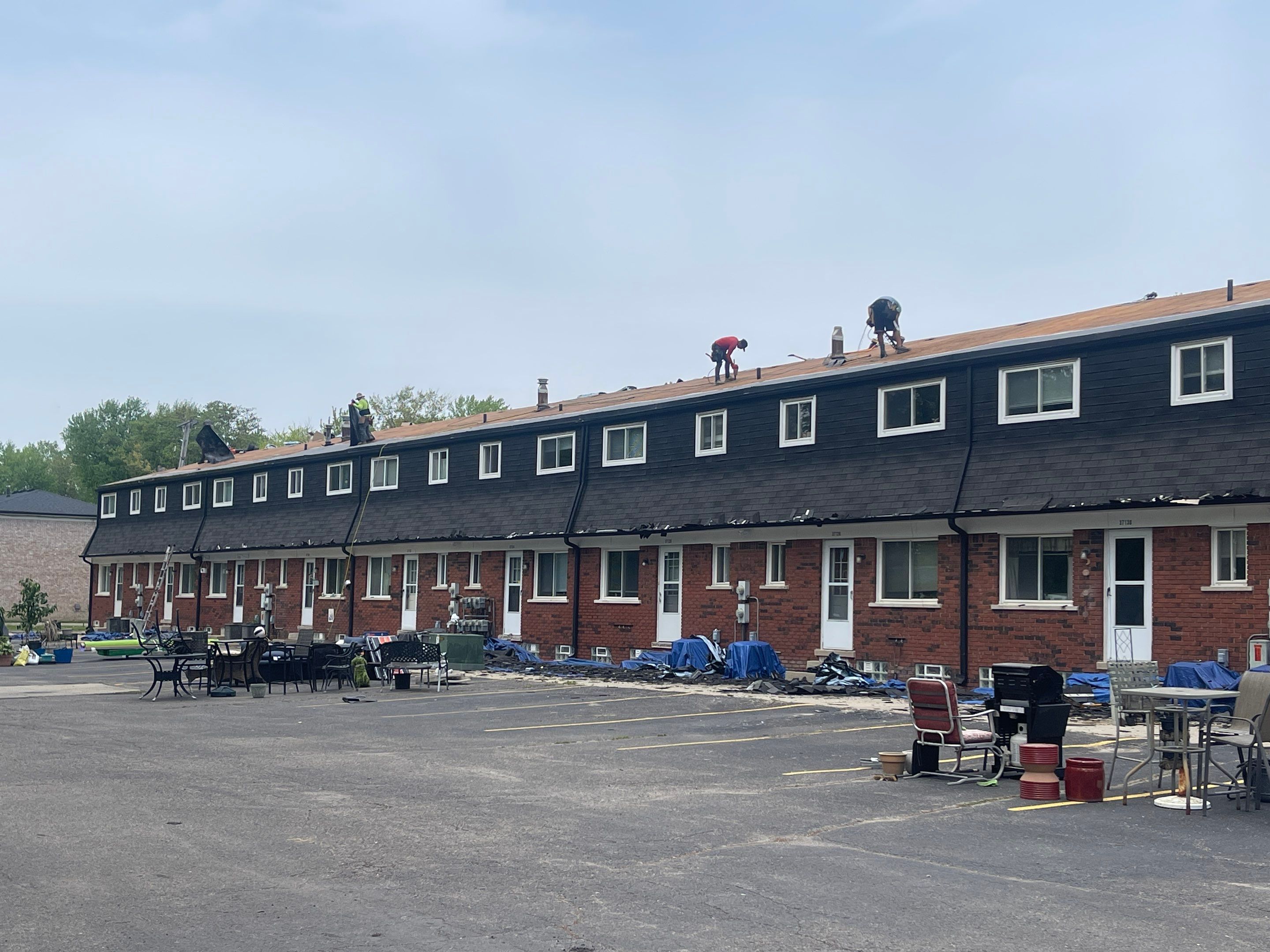 Commercial Roofing Installation using IKO DYNASTY - Granite Black by JNR Roofing LLC