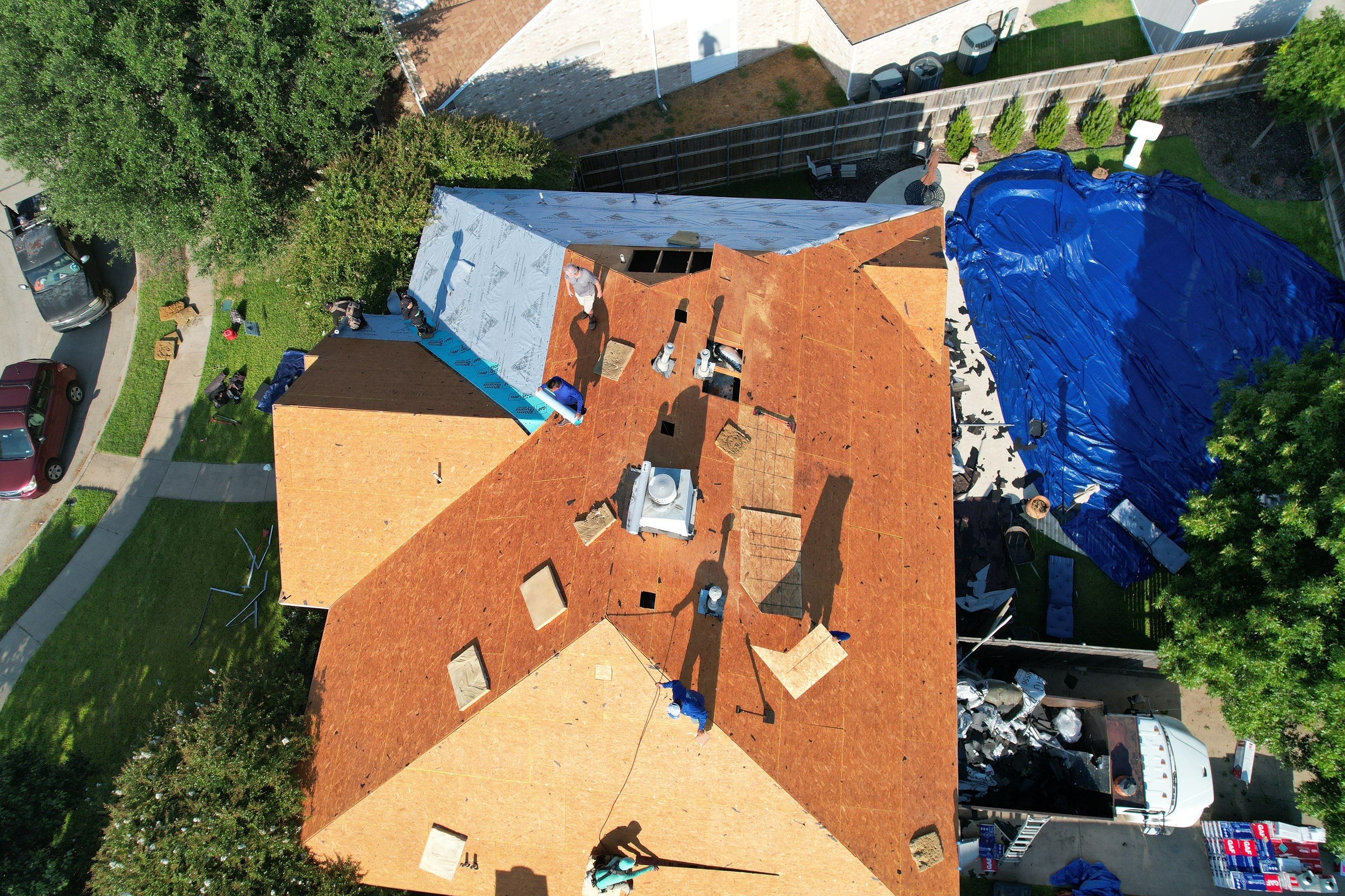 Project in Allen by Zeus Exteriors