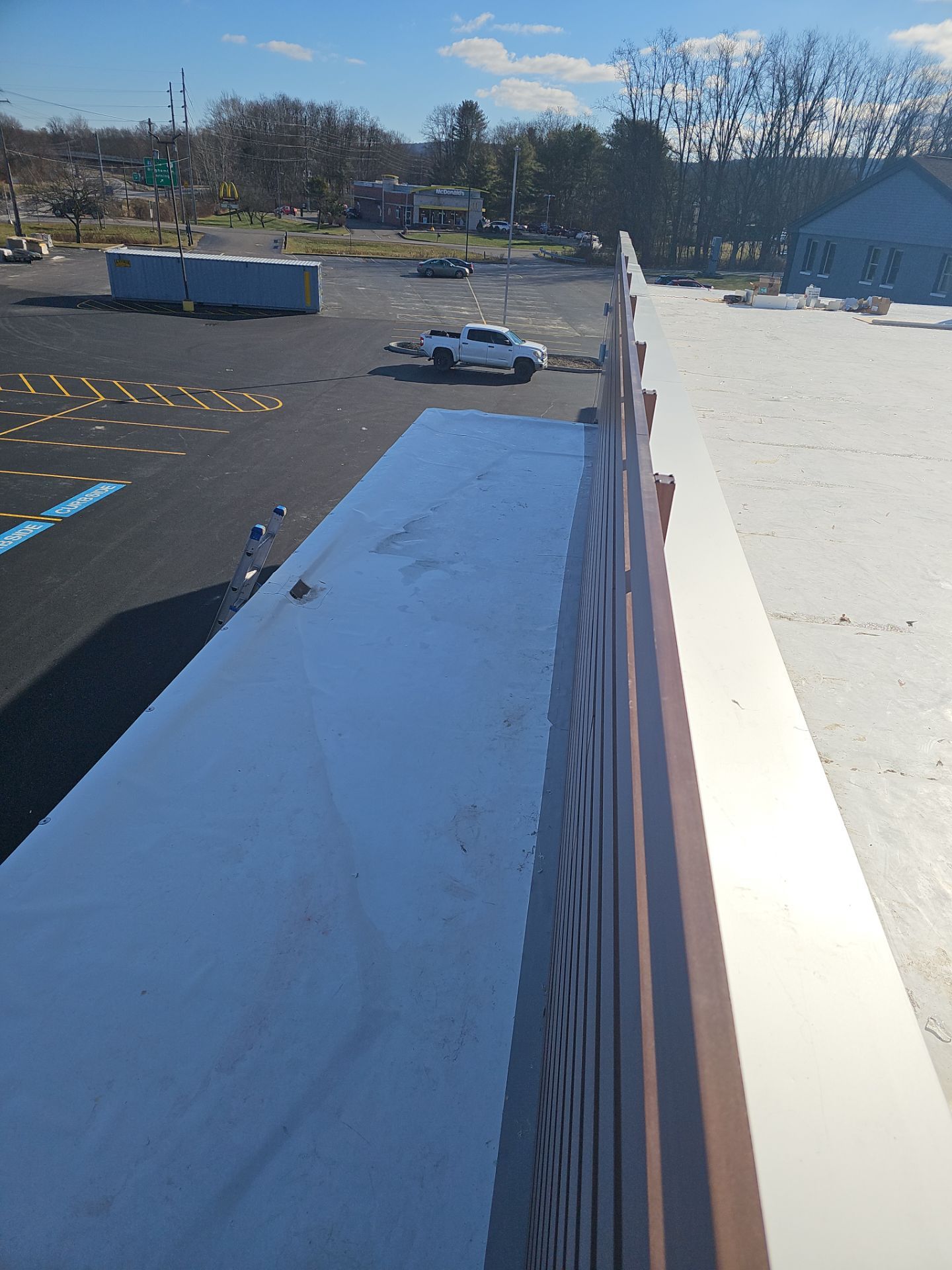 Commercial Roofing Installation using Insulated roof and wall panels by Nitro Roofing and Construction