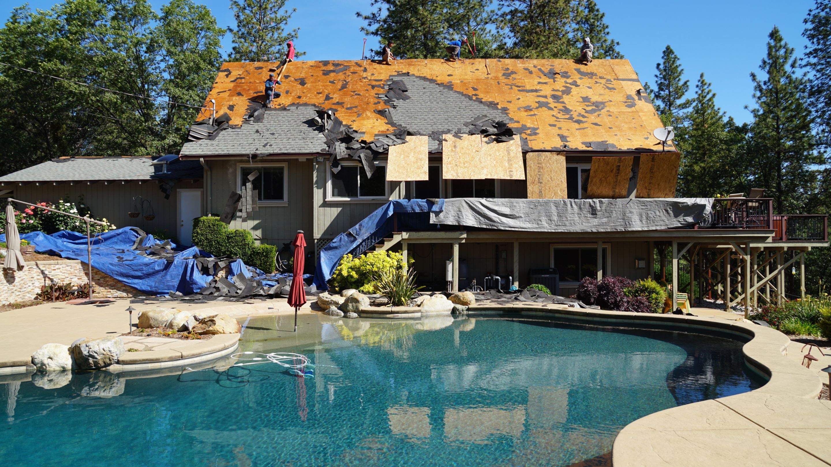 Residential Roofing Installation using Owens Corning Roofing Shingles by Byers Enterprises 