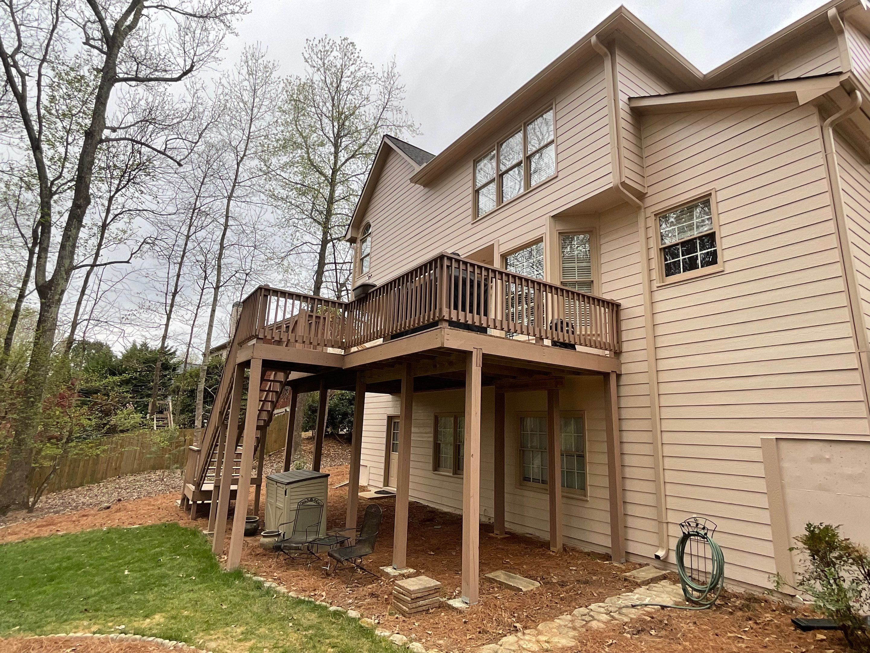 Exterior Painting and Trim Refresh for Suwanee Brick Home by Swift Home Renovations