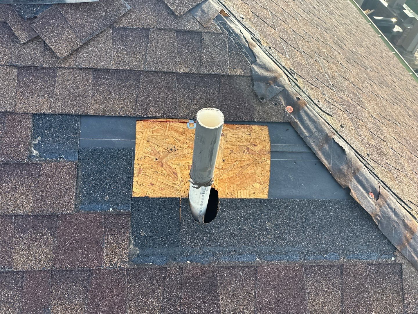 Hail Damage using Owen's Corning Duration (Lifetime) Shingles by Roof Repair Company