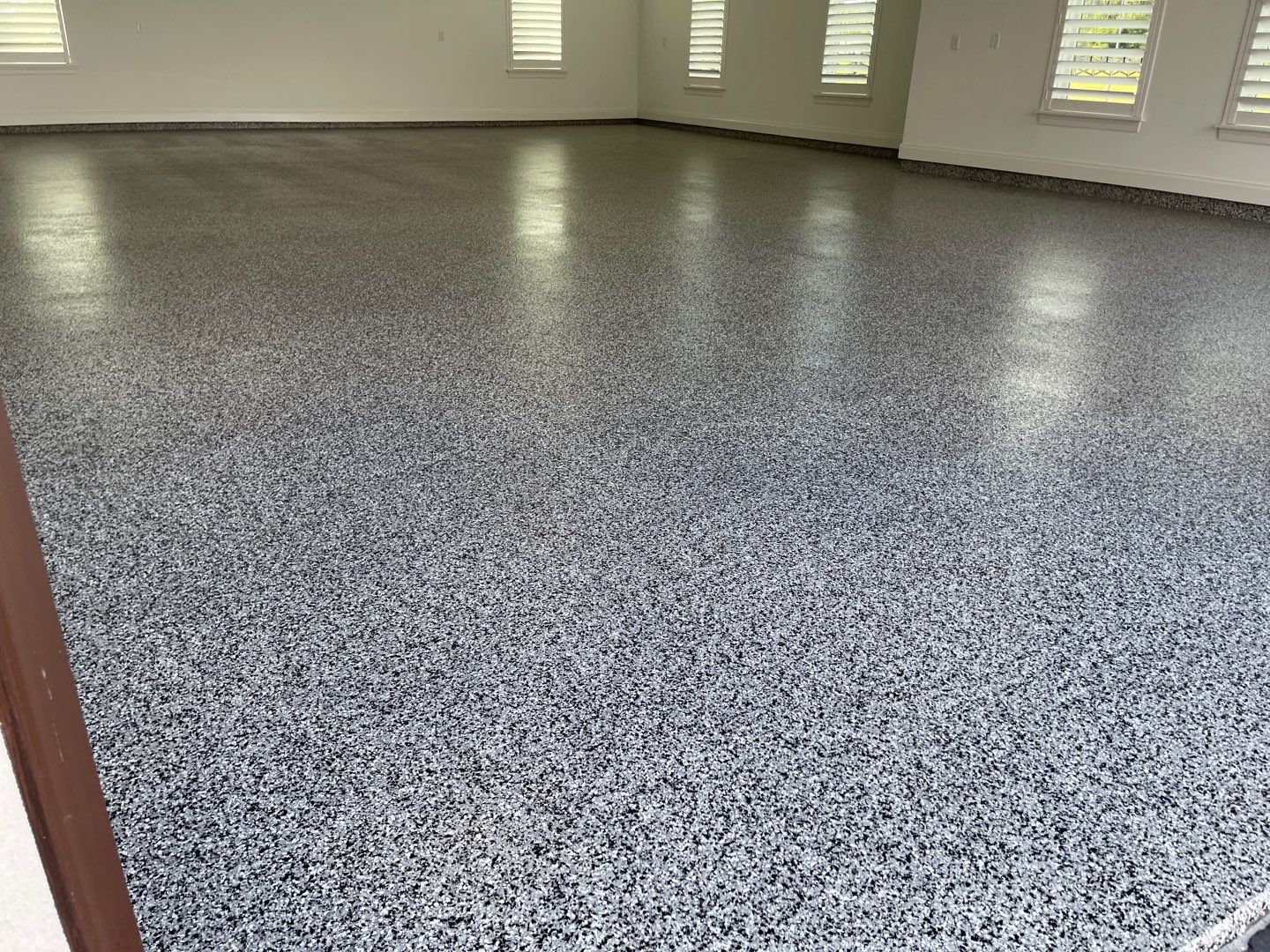 Garage Project in Newberry, FL in Domino by Cross Creek Concrete Coatings