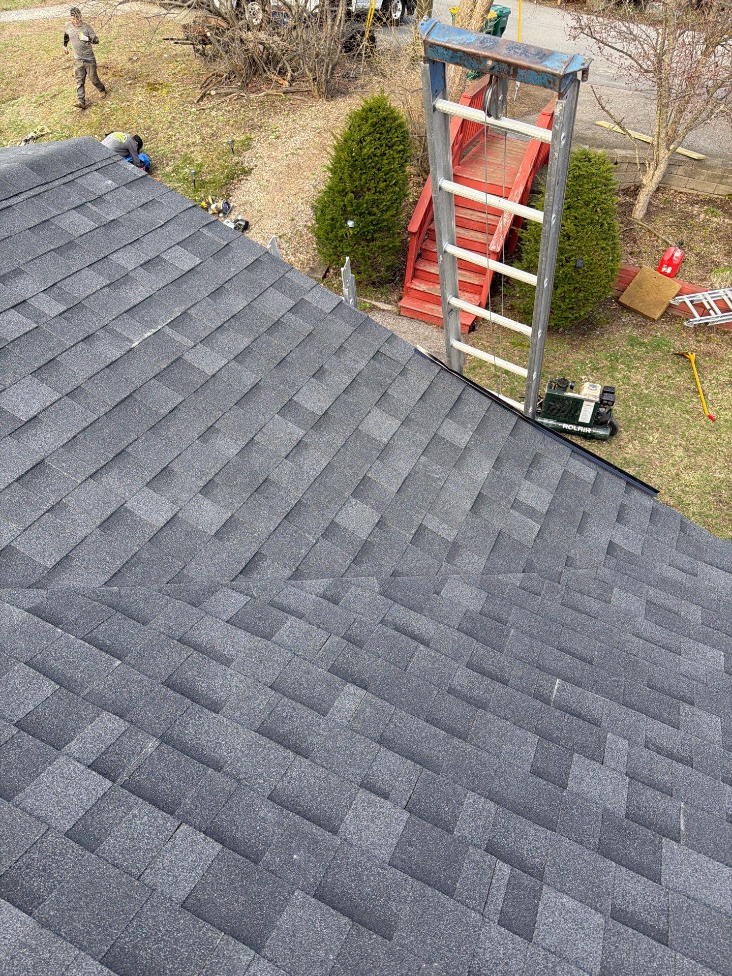 Residential Asphalt Roofing Replacement with IKO Cambridge Shingles in North Hampton by Tall pine roofing