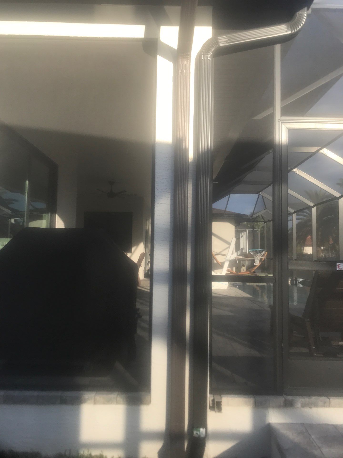 Seamless Gutter Installation using Musket Brown Seamless Gutters in Cape Coral FL by Gutter Professors