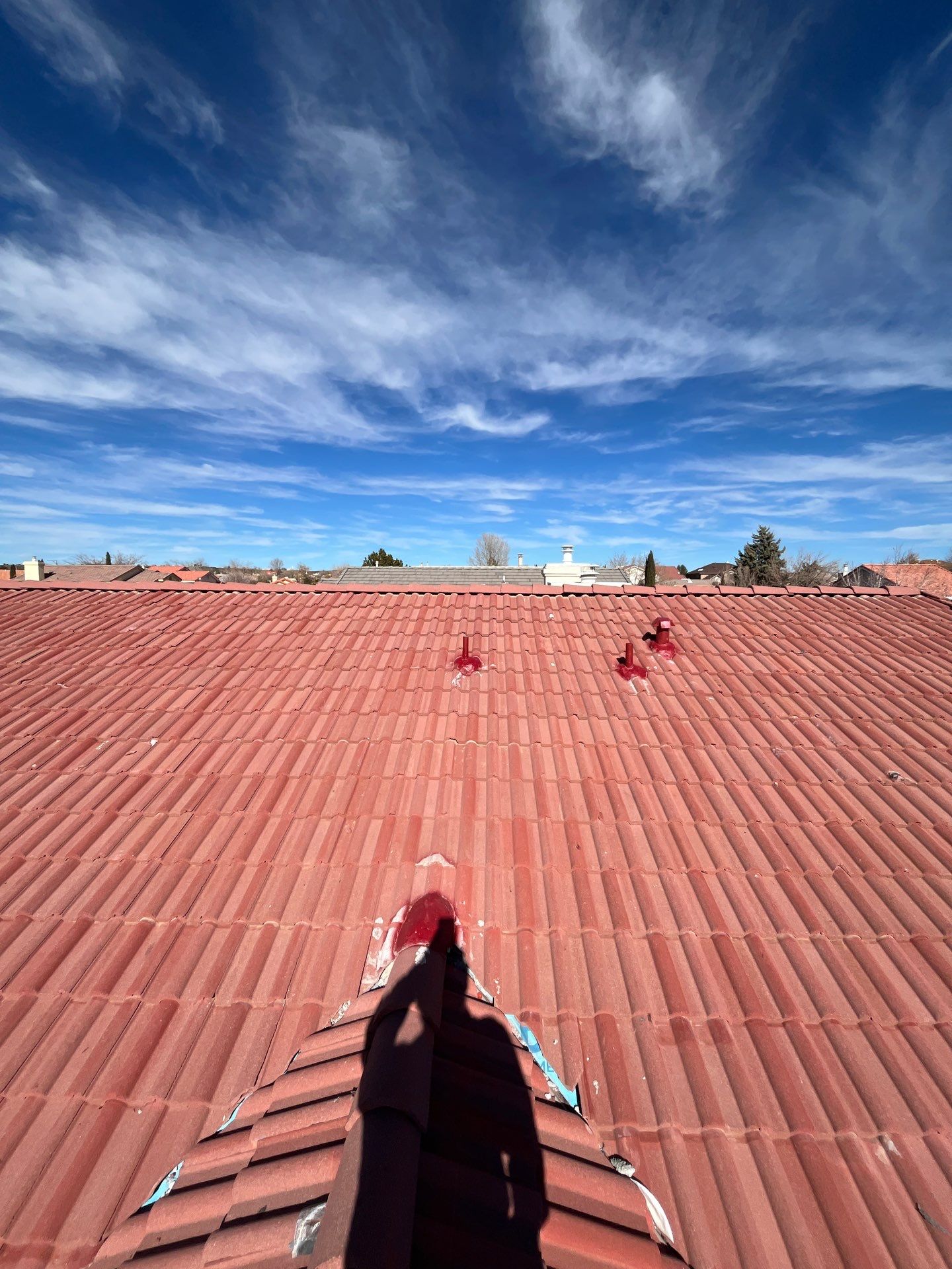 Spanish Red Concrete Tile by Reimagine Roofing