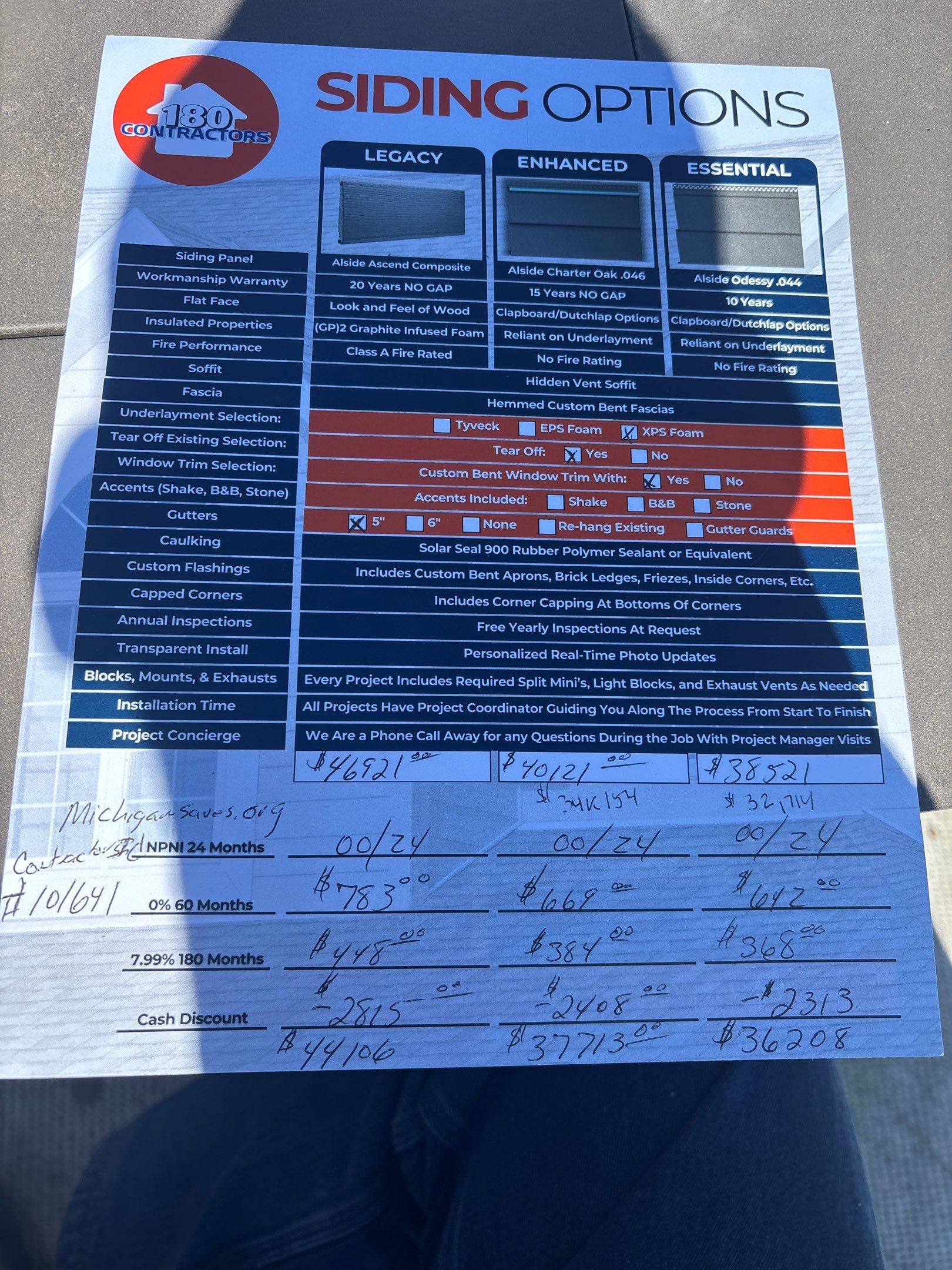 Siding Replacement using Alside Charter Oak D4.5" Vintage Wicker by 180 Contractors