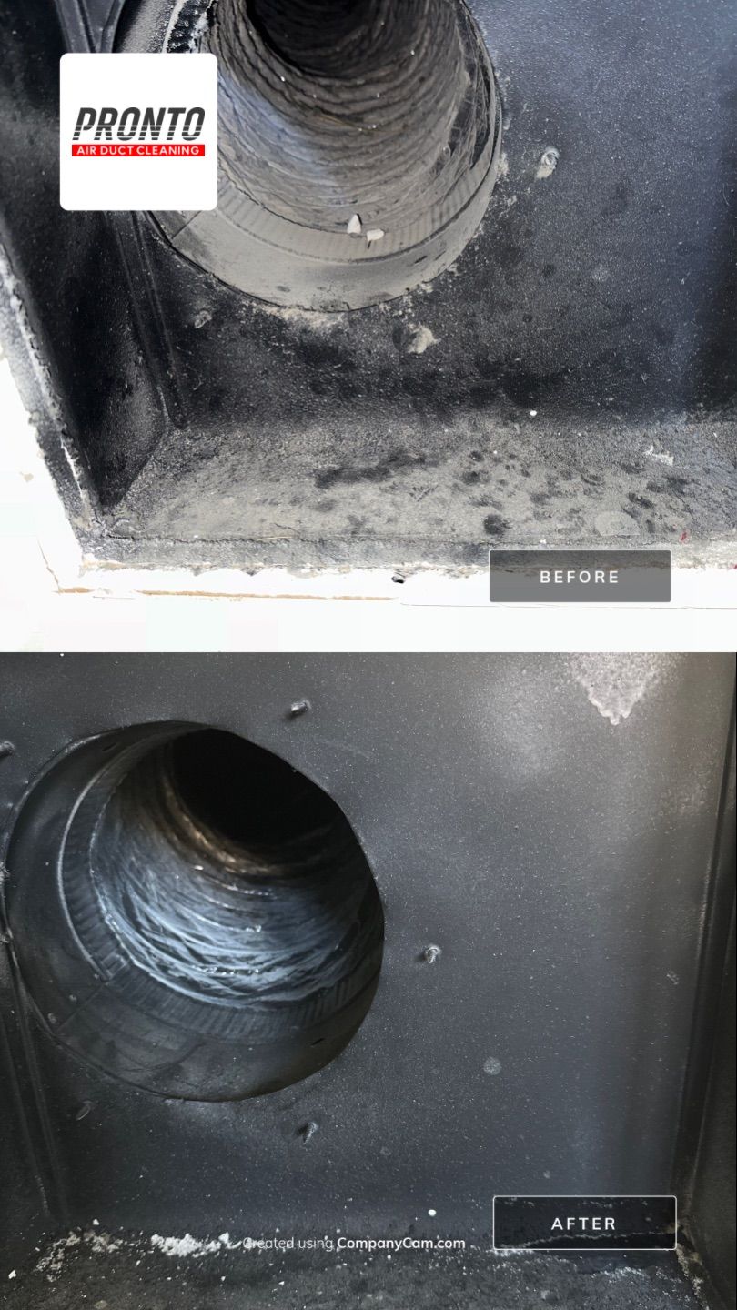Air duct cleaning using Hypervac by Pronto Air Duct Cleaning