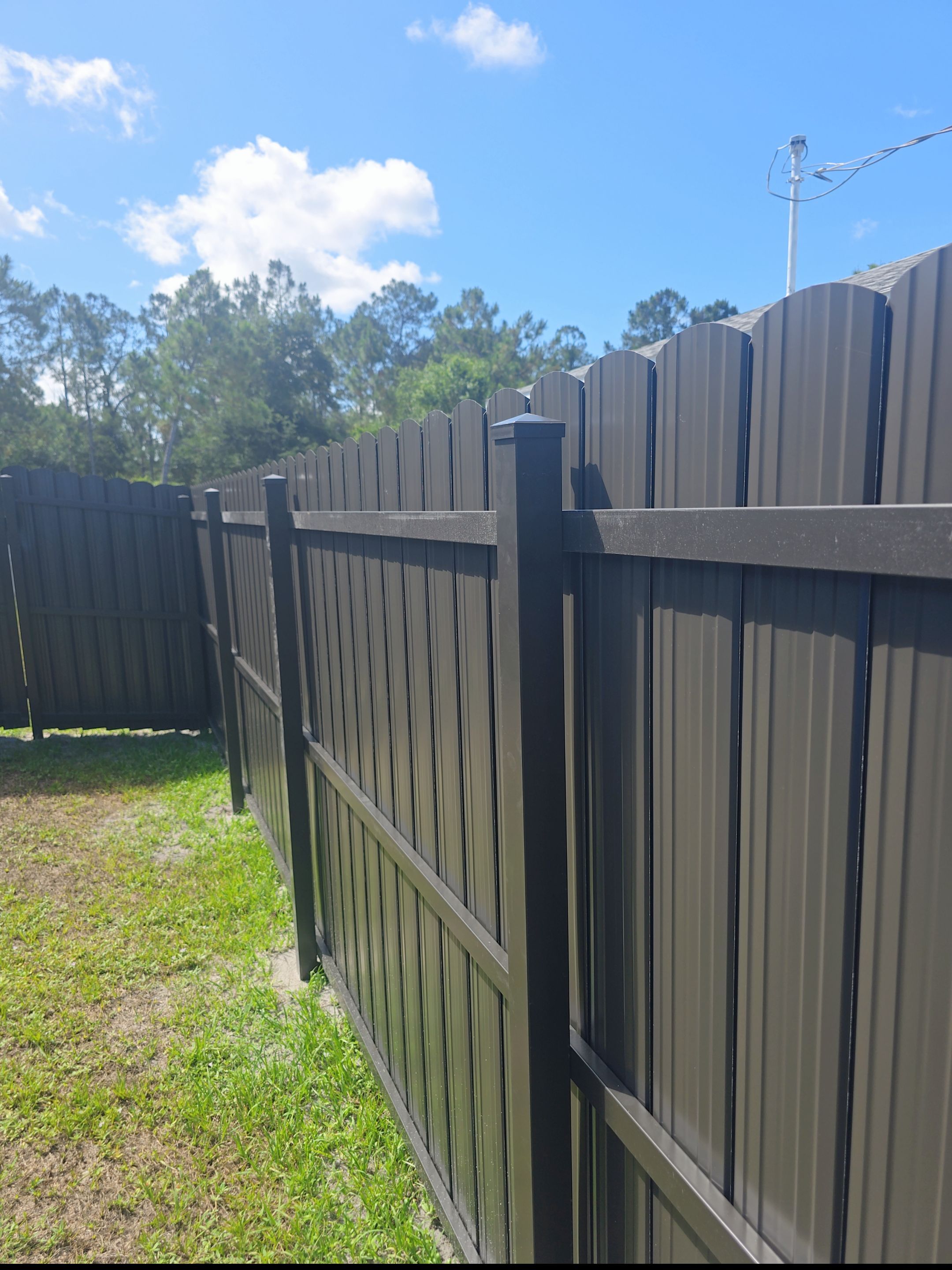 Bronze Metal Privacy in North Port by True Fence LLC
