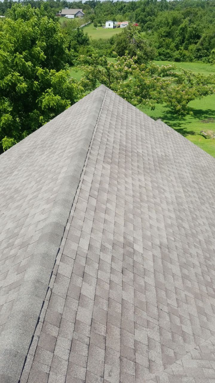 Reroof using GAF HDZ Weathered Wood by Castillo Roofing