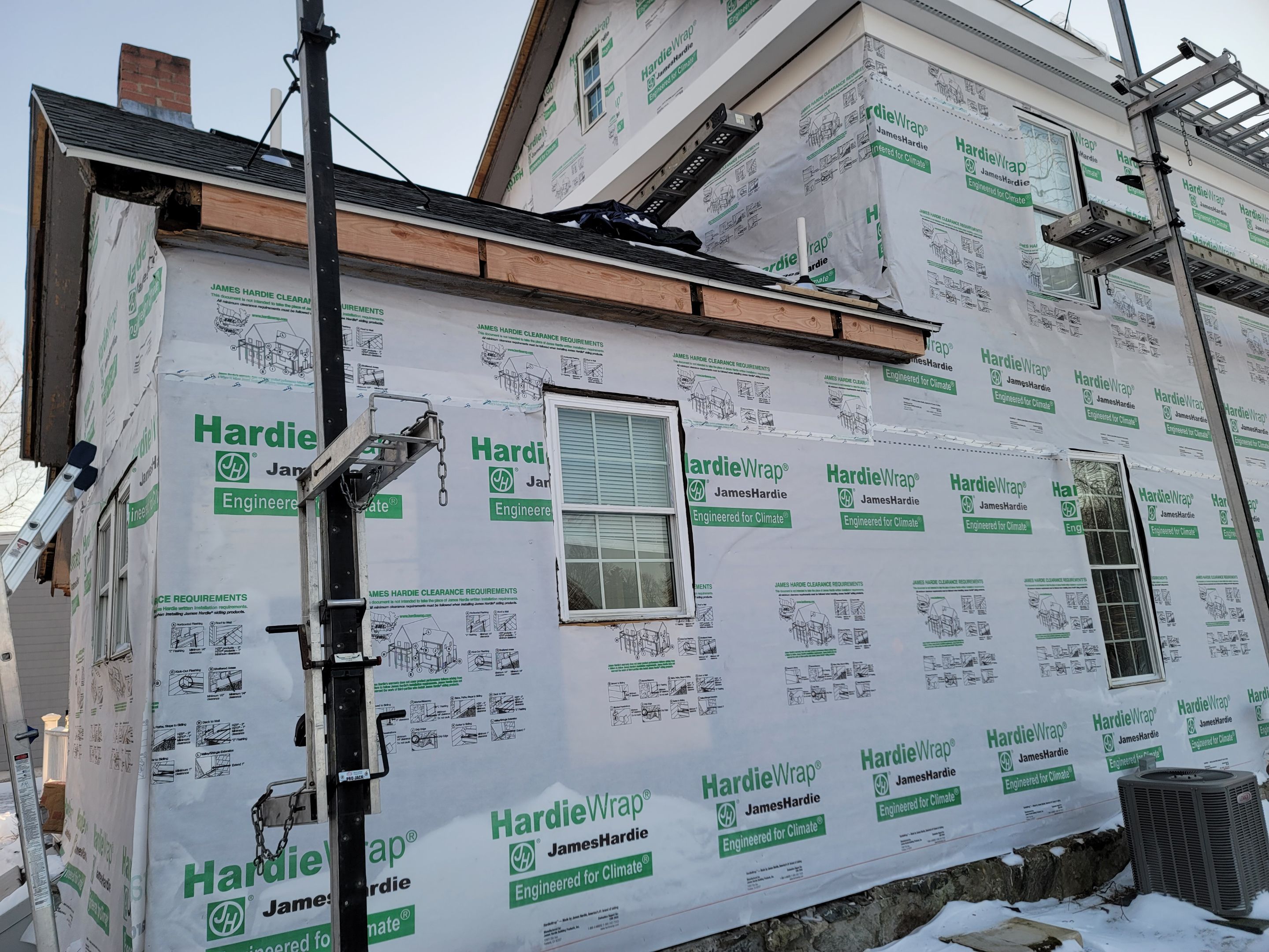 Siding Installation using James Hardie by UBrothers Construction