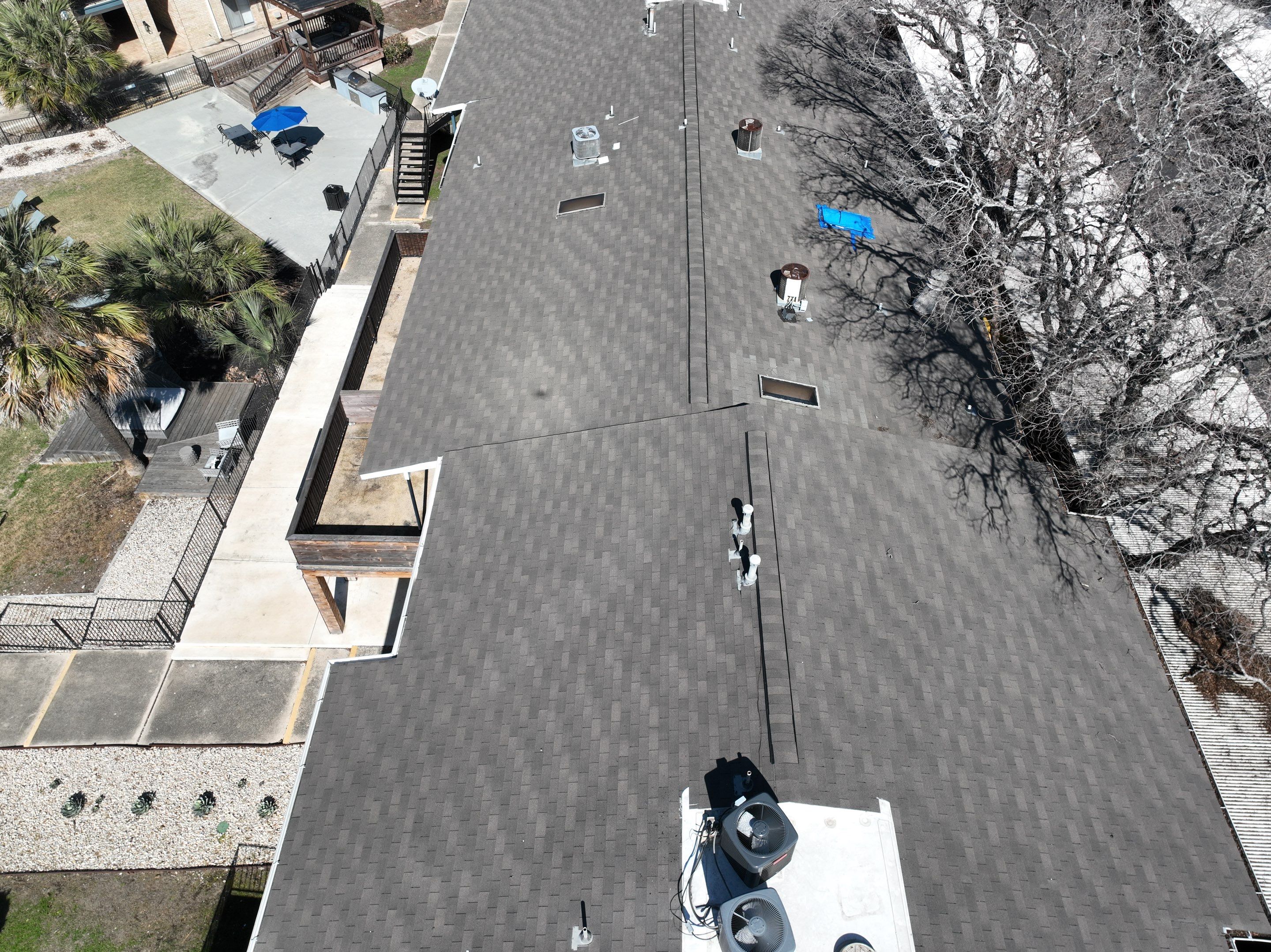Commercial Roof Inspection using Drone Inspection by Premier Roofing and Contracting