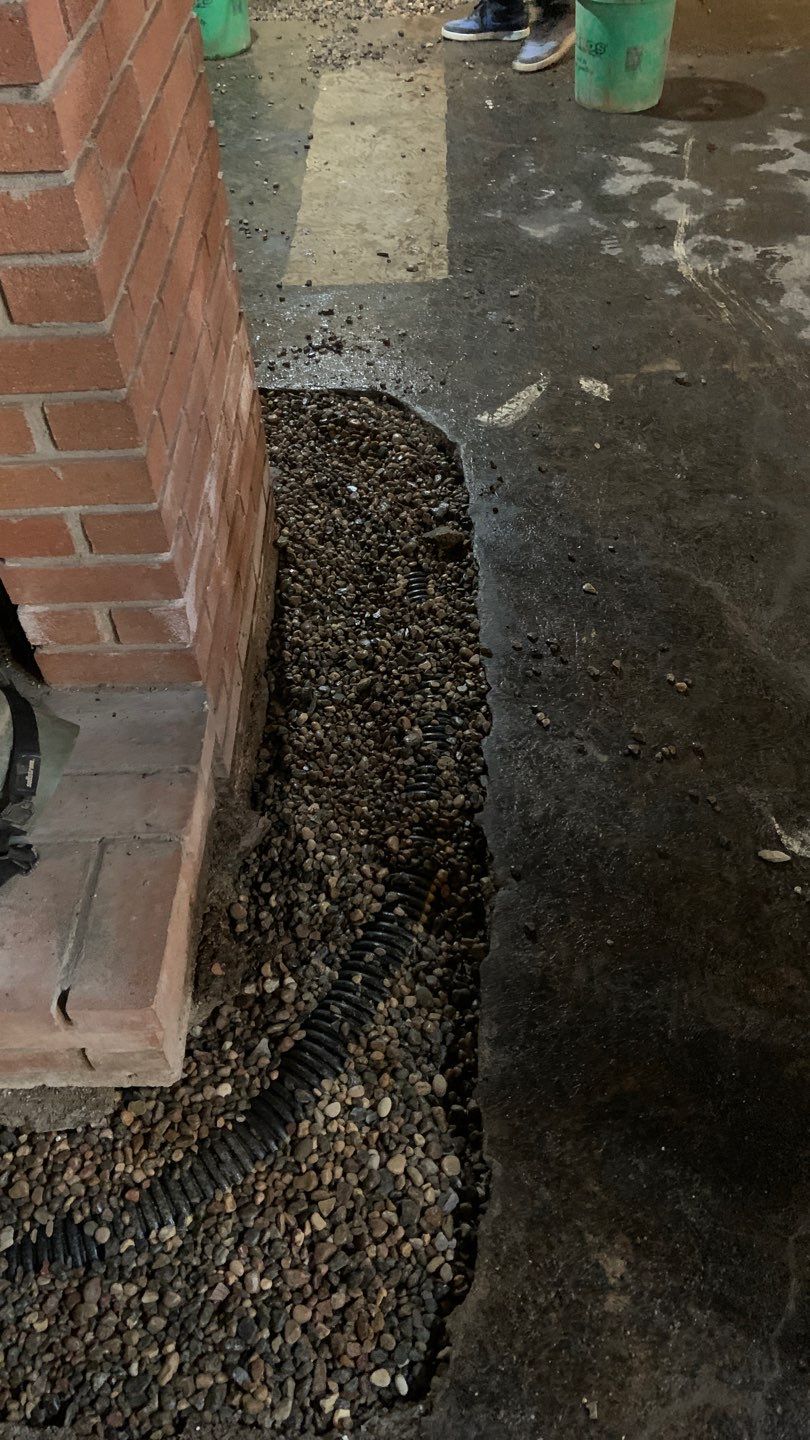 Custom Dual Sump System for Maggie by Waterproofing Northeast