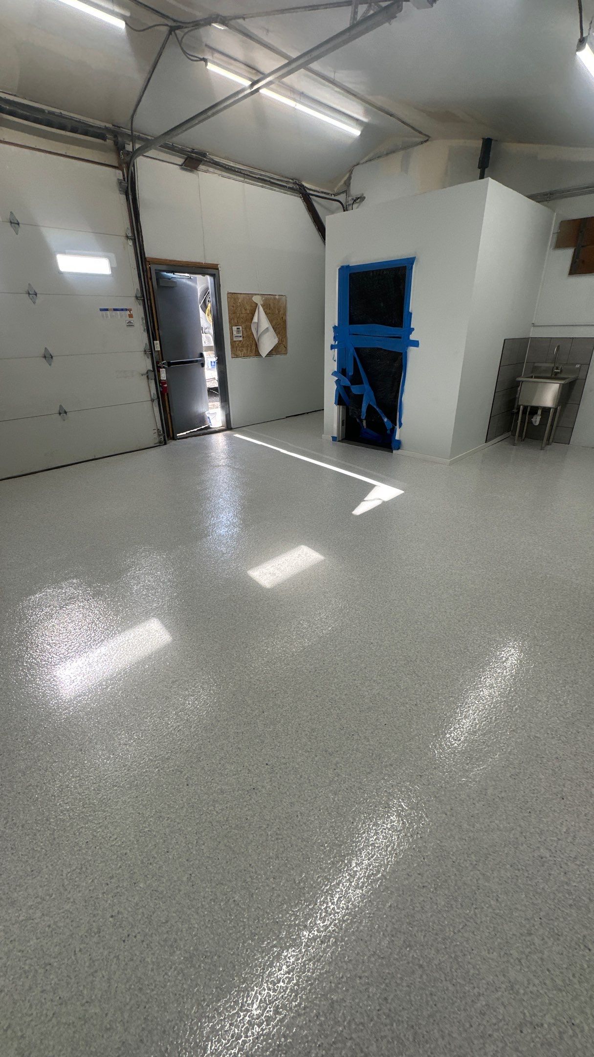 Commercial Floor Transformation using Ash Hybrid by Croc Coatings, LLC