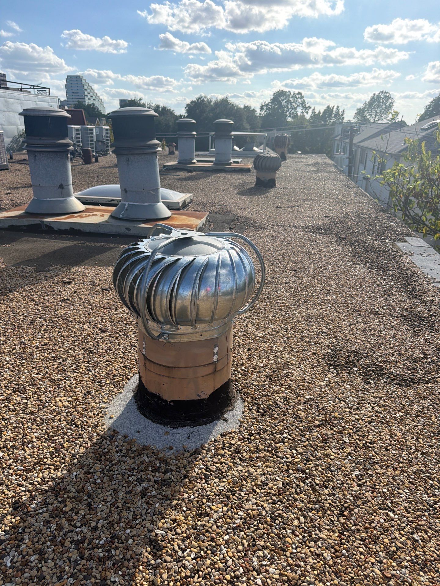 Comprehensive Roof Replacement for Dallas Residential Flat Gravel System by Rich the Roofer LLC