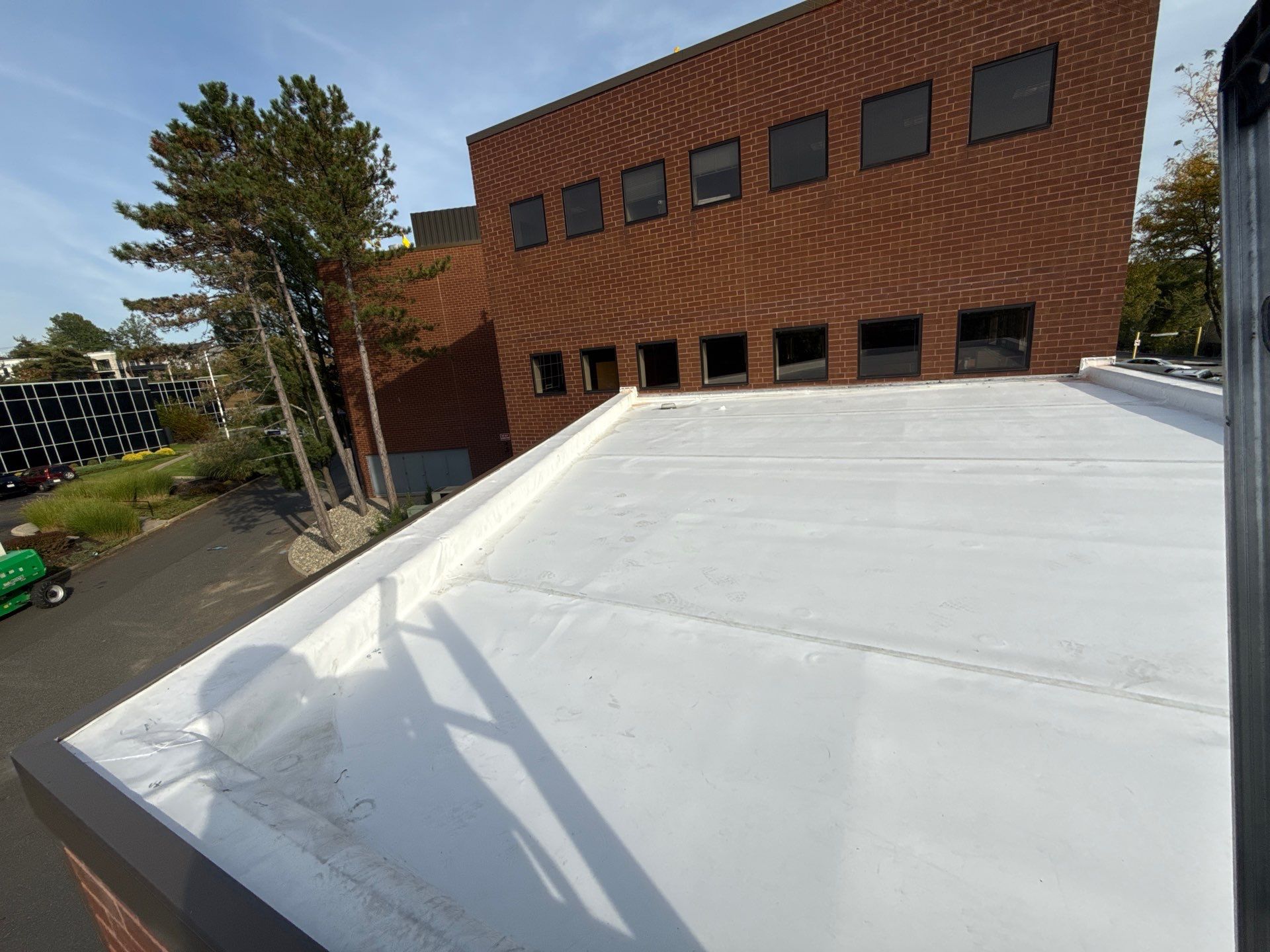 Commercial Roof Replacement – TPO Rhinobond System Installed at TD Bank by All Site Roofing
