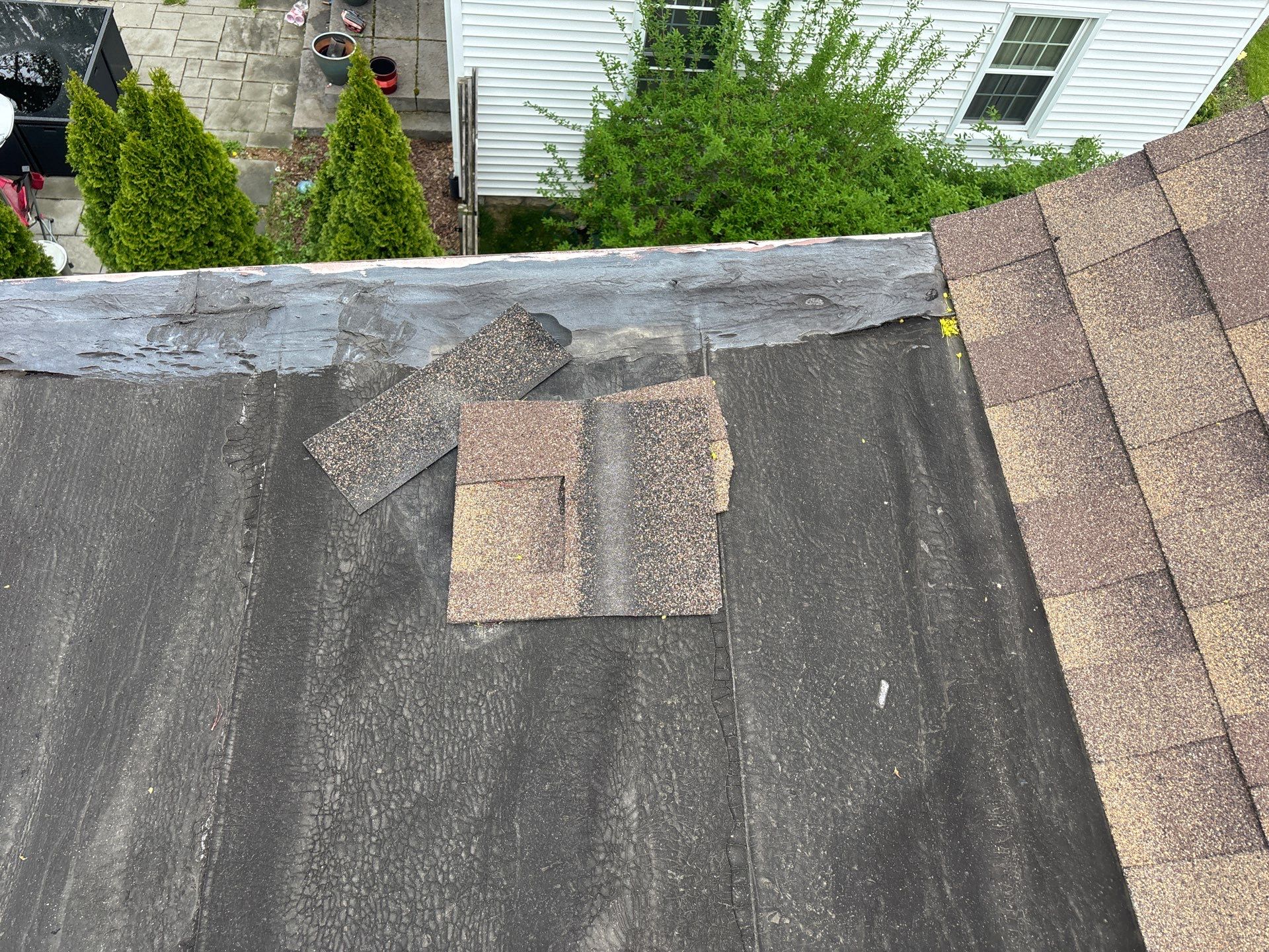 Residential Low Slope Roof using GAF Liberty SBS (Low Slope) - (Color: Weathered Wood) by Acme Exteriors