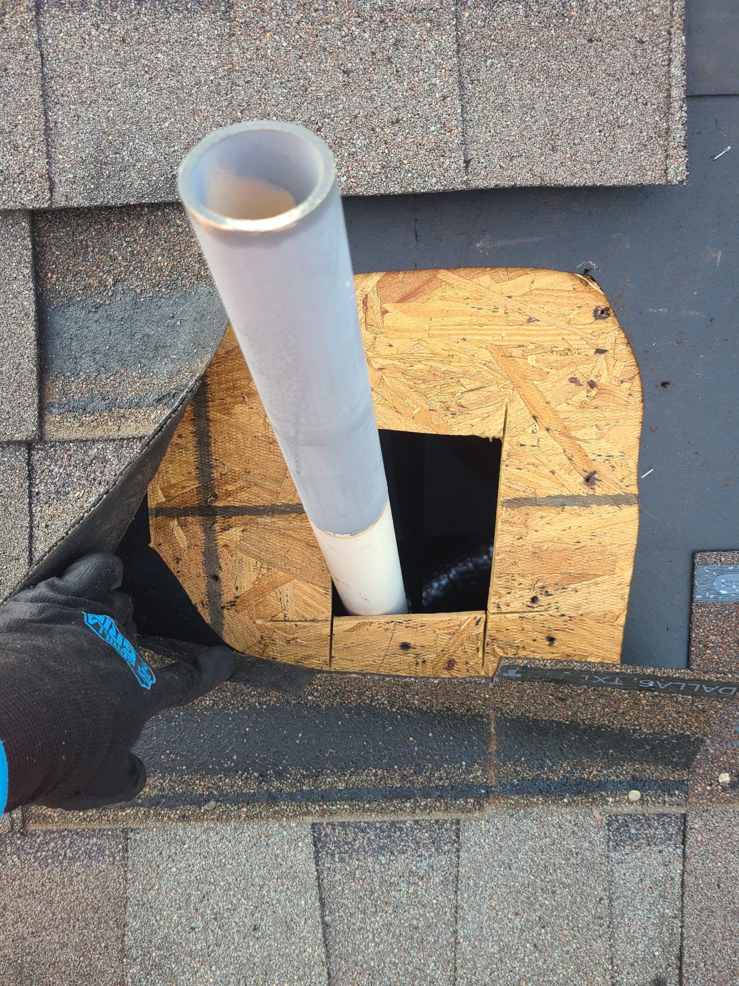 Hail Damage using Owen's Corning Duration (Lifetime) Shingles by Roof Repair Services LLC