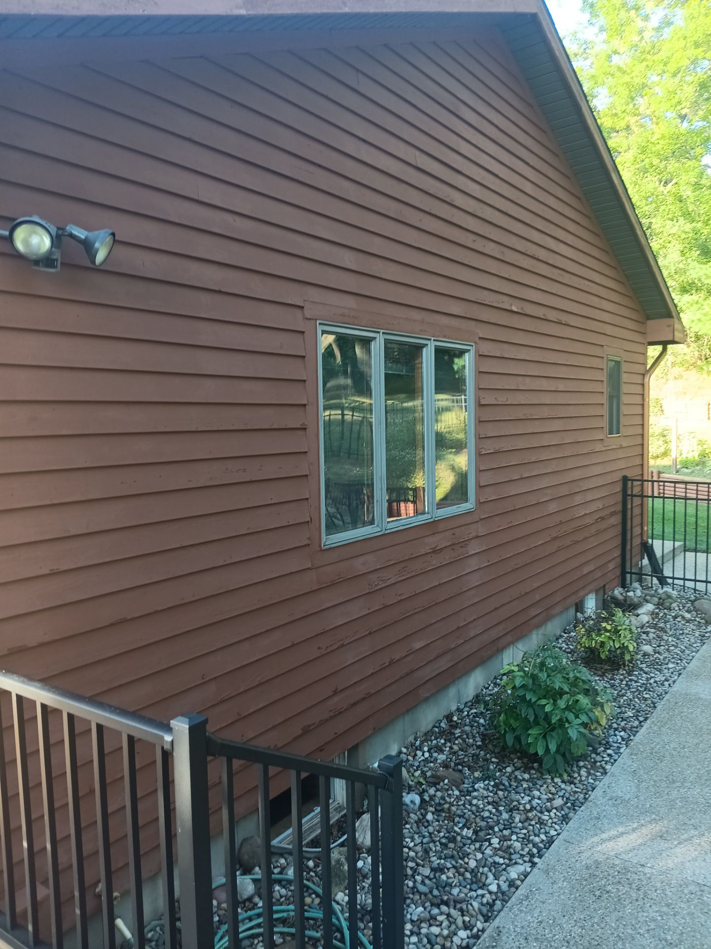 Color update with exterior staining and painting by Gordon Painting