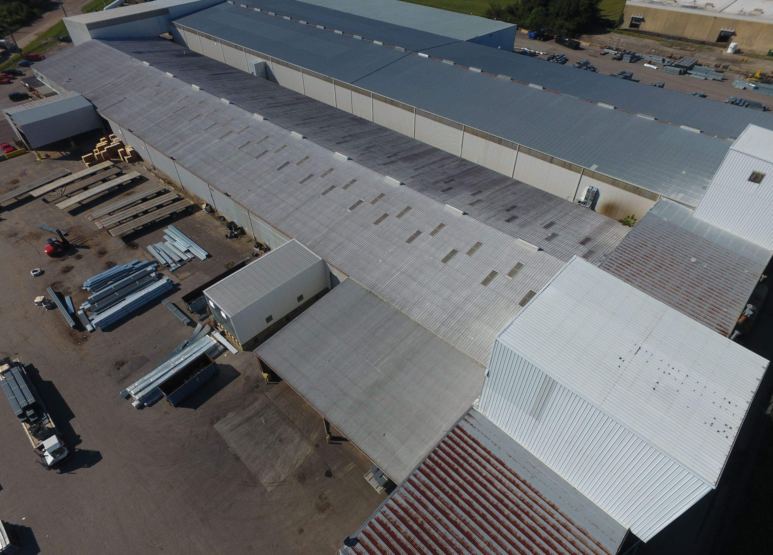 Commercial Metal Restoration System using Aldocoat Coatings by Hostetler Roofing