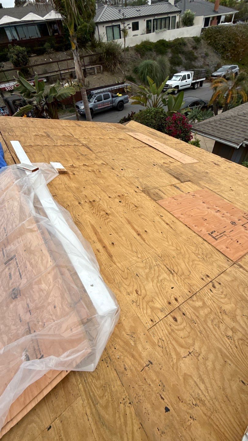 Full Roof Replacement and Eave Repair in San Clemente by Reliable Roofing San Diego Inc.