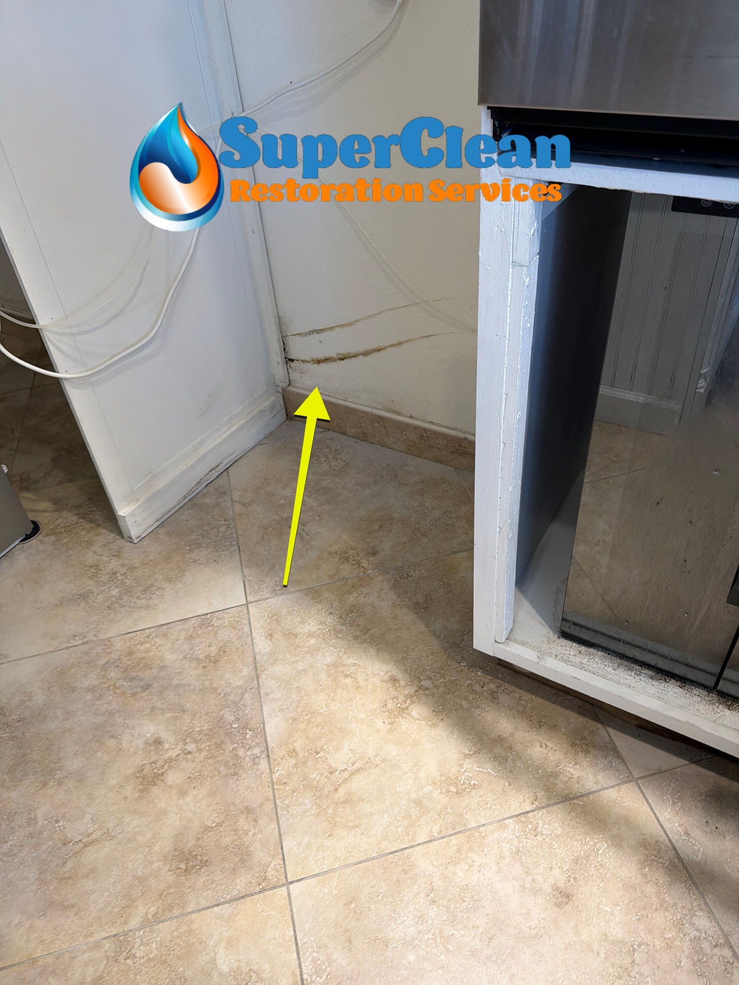 Kitchen Water Damage Restoration and Cabinet Mitigation on Ocean Blvd by SuperClean