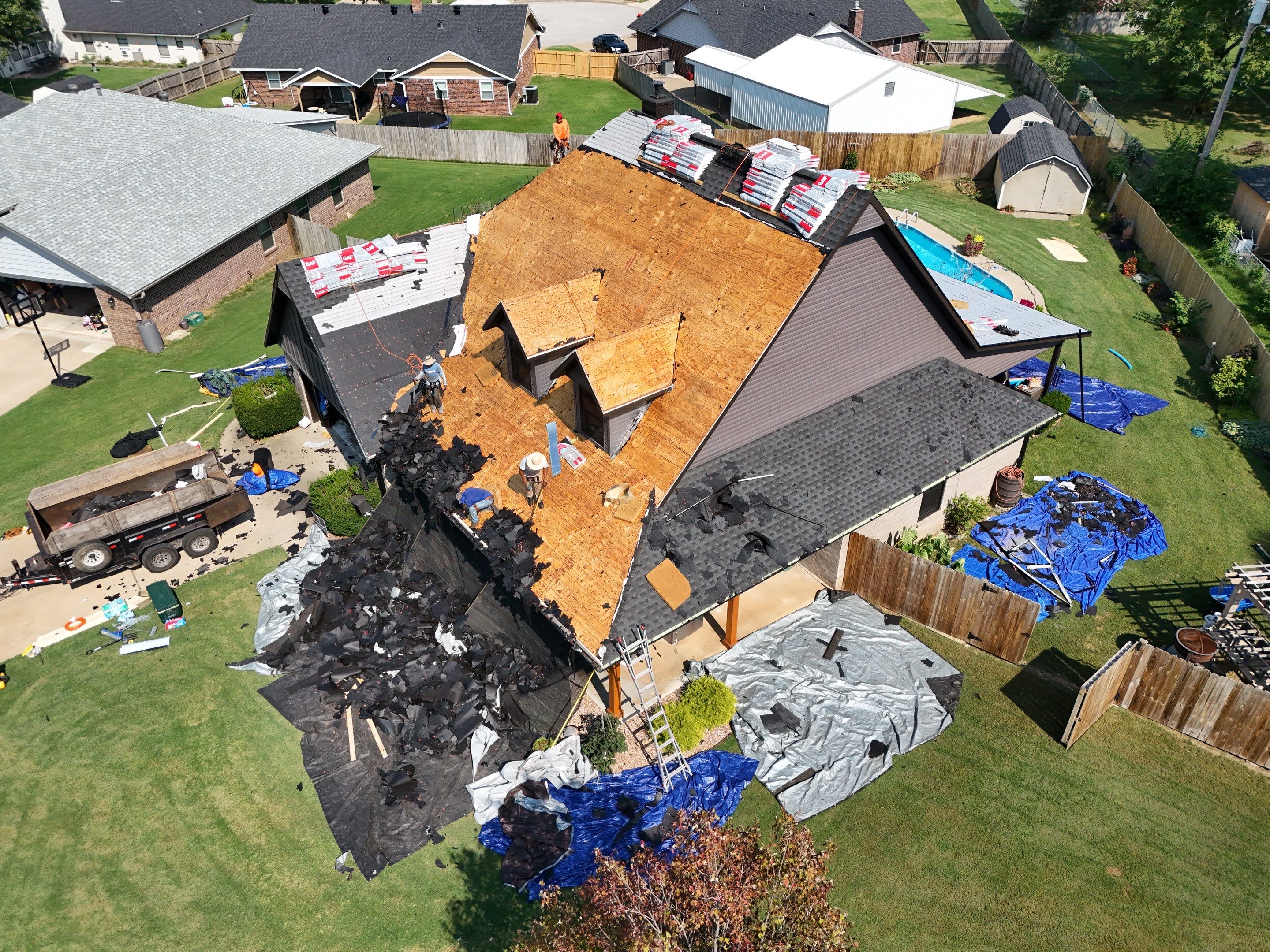 Residential Roofing Project in Springdale, AR by Ozark Mountain Roofing