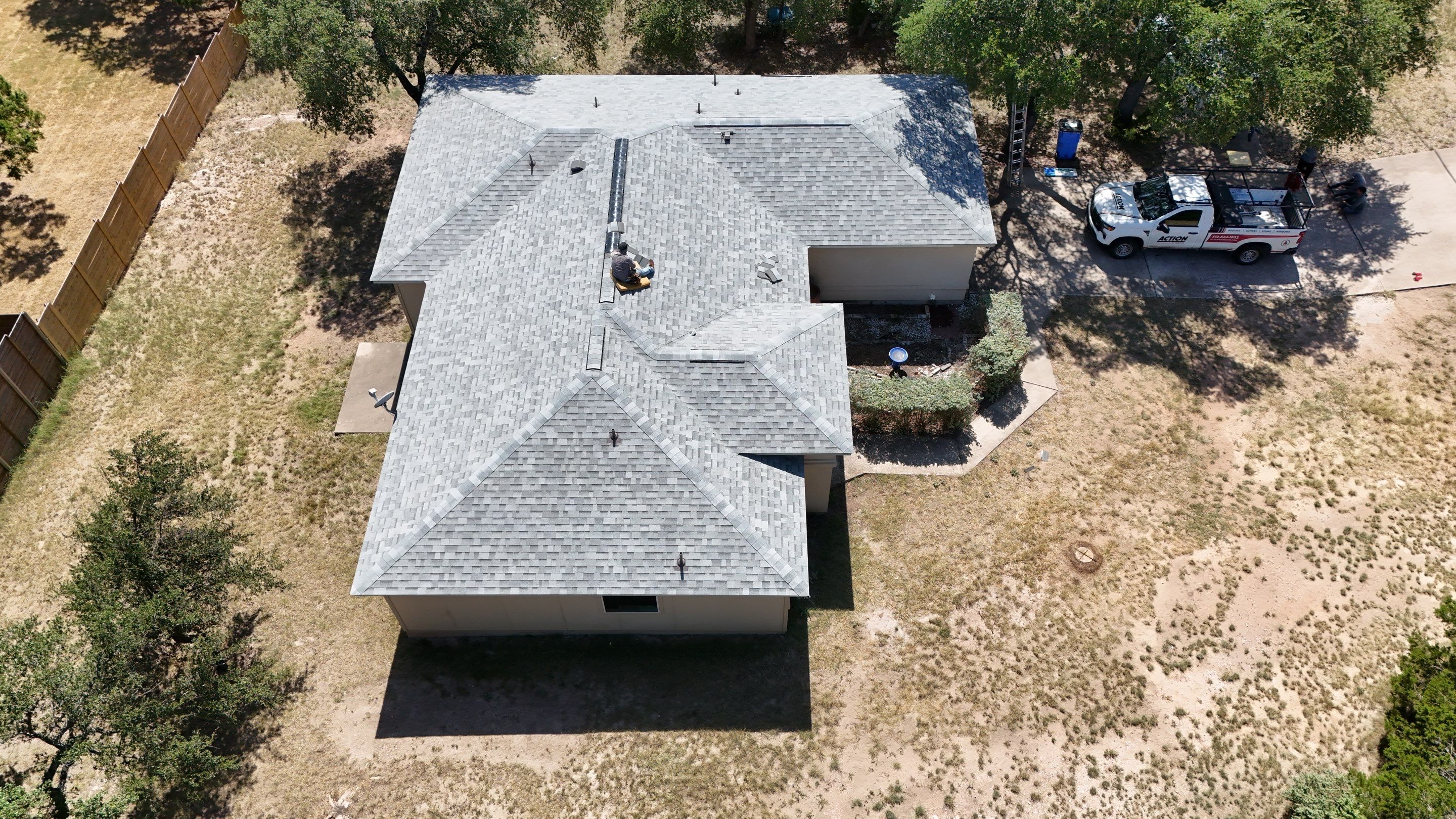 Storm Damage Restored & Upgraded by Action Exteriors Austin