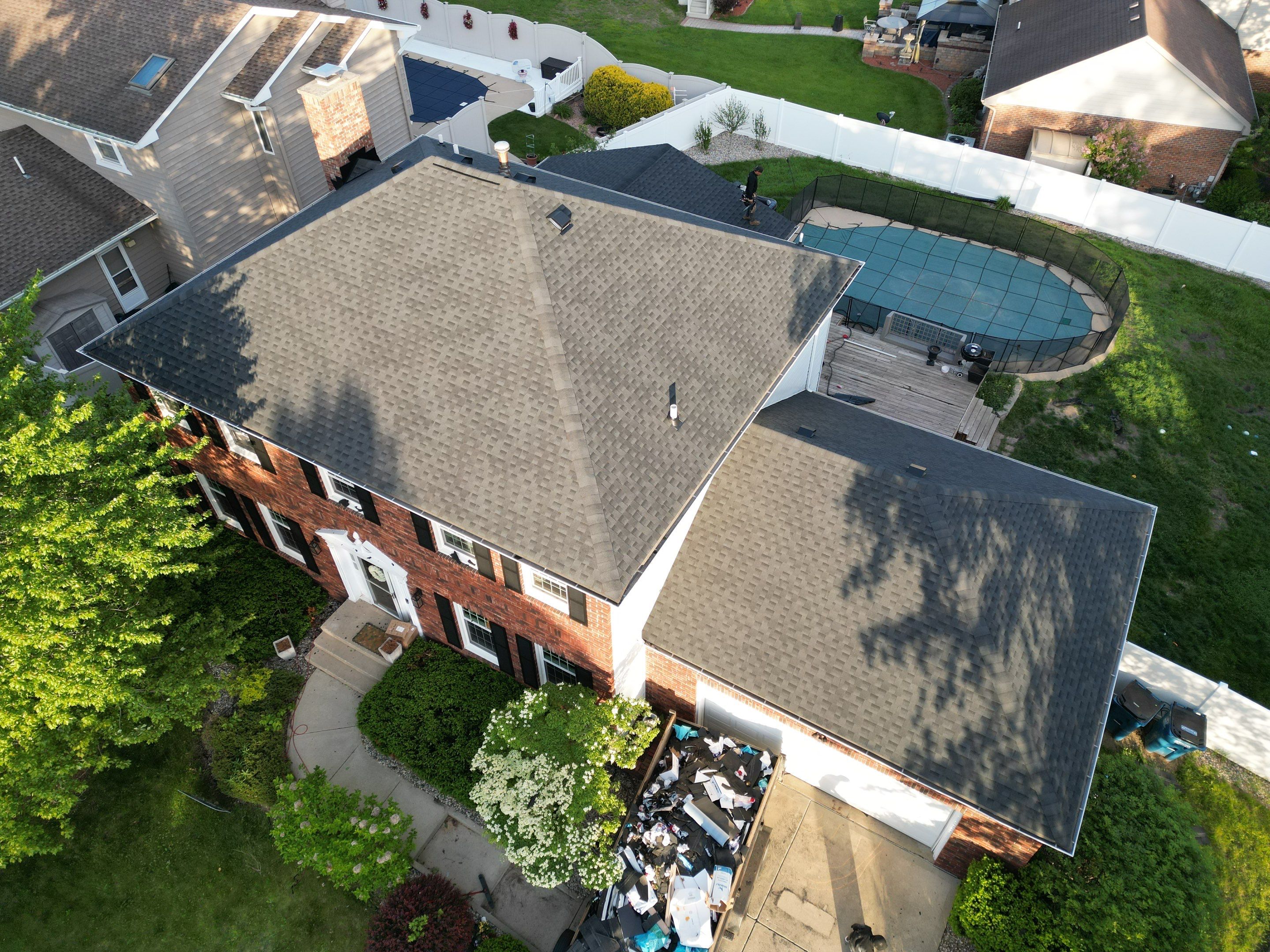 Roof replacement by Optimal Home Improvement 