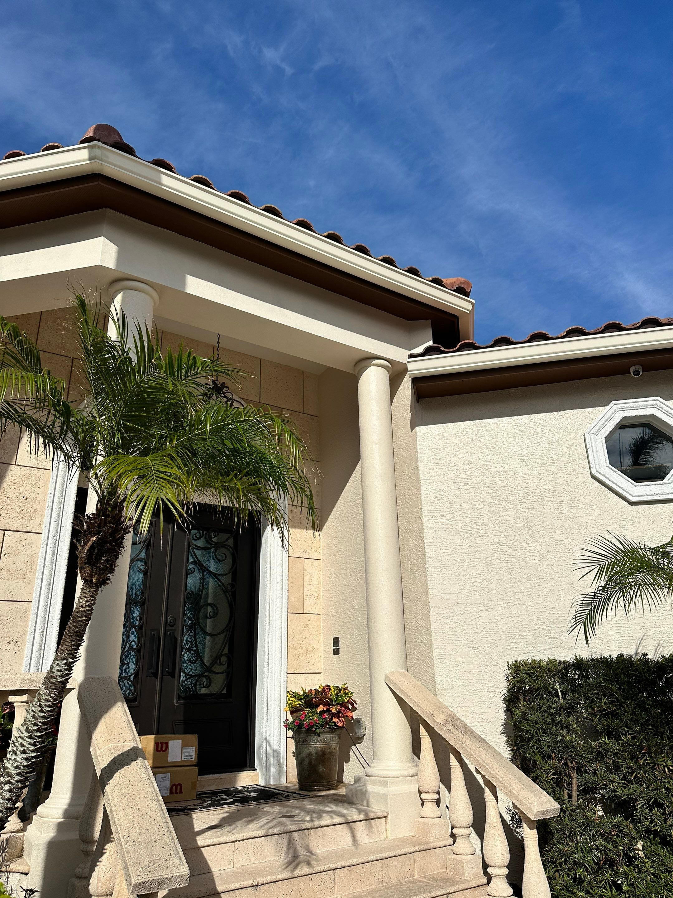 Cameo Finish Gutters for Luxury Homes  by Gutter Professors